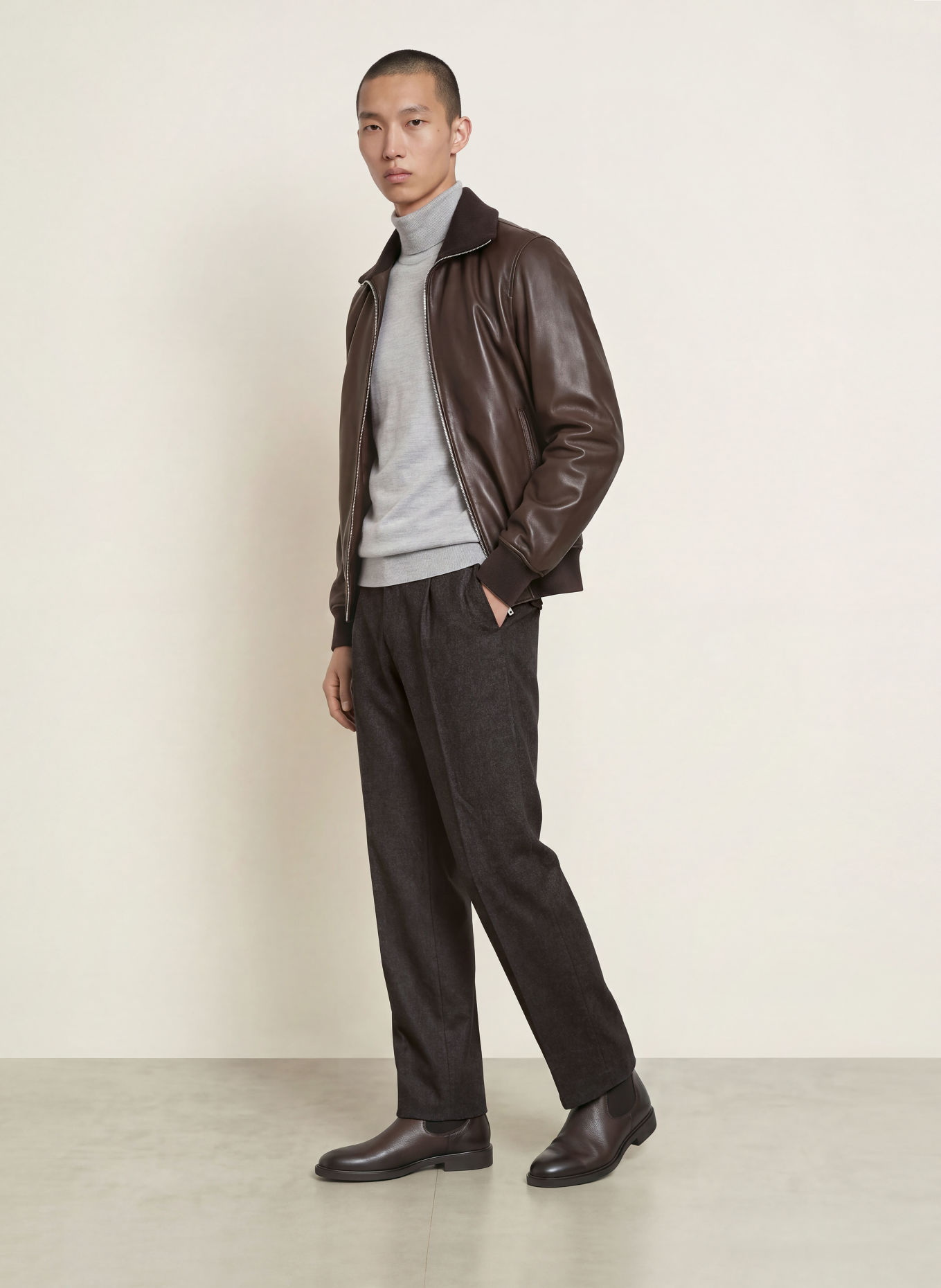 TIGER OF SWEDEN Broek TODNE Regular Fit: DONKERGRIJS