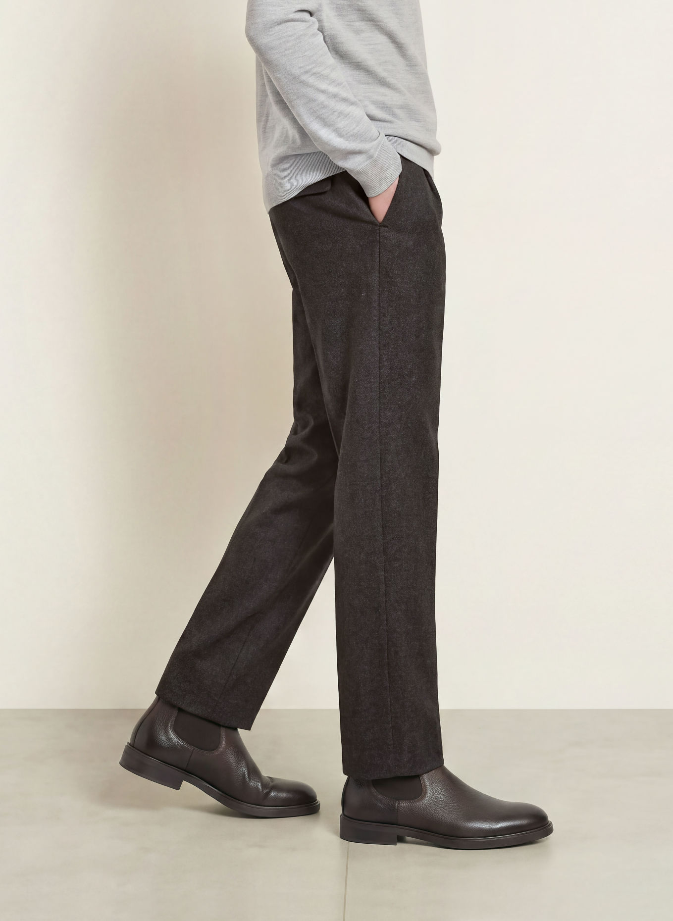 TIGER OF SWEDEN Broek TODNE Regular Fit: DONKERGRIJS