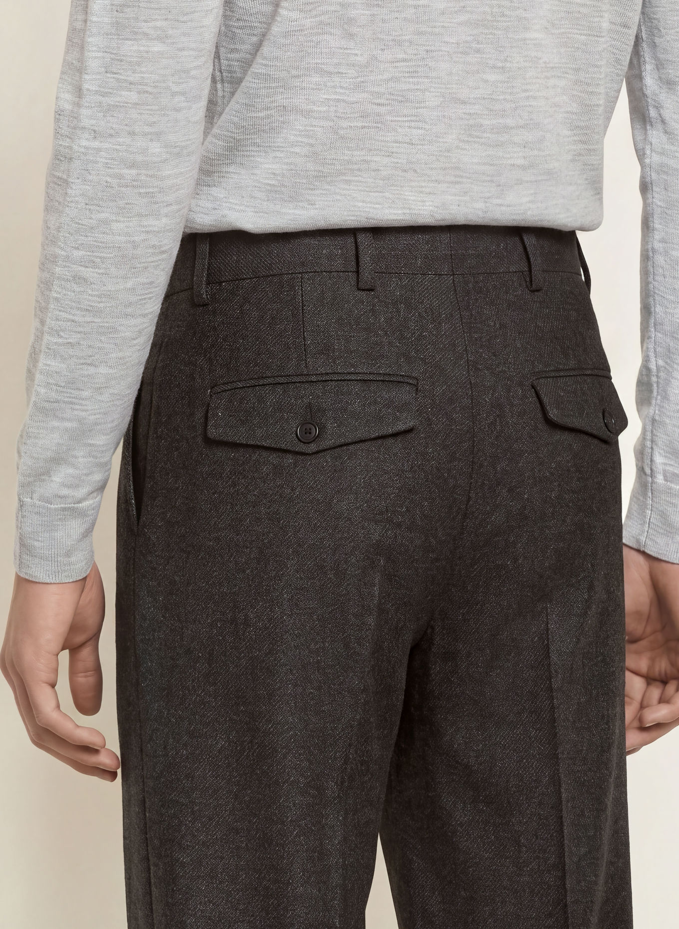 TIGER OF SWEDEN Broek TODNE Regular Fit: DONKERGRIJS