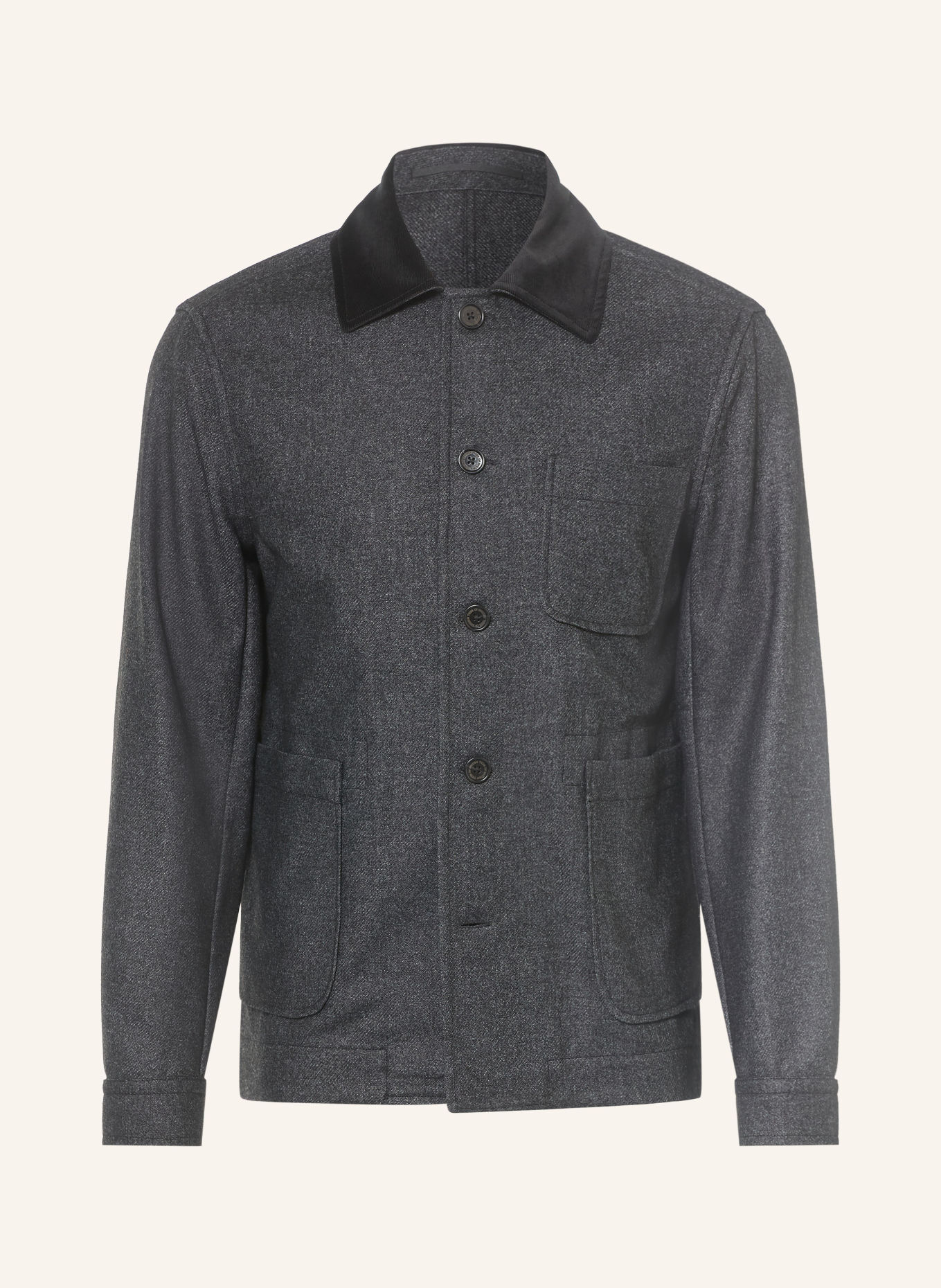 TIGER OF SWEDEN Overjacket SONNY: DONKERGRIJS