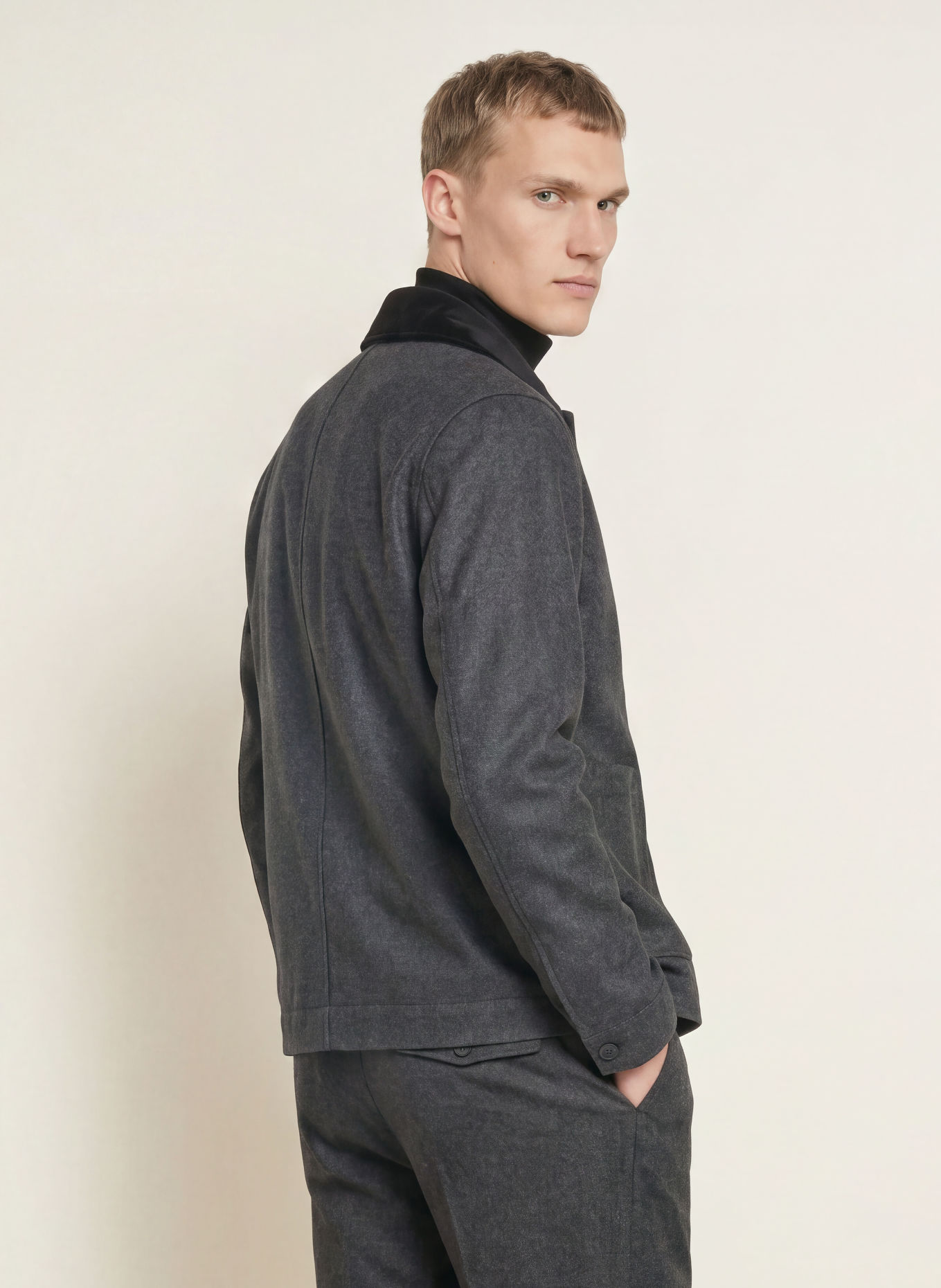 TIGER OF SWEDEN Overjacket SONNY: DONKERGRIJS