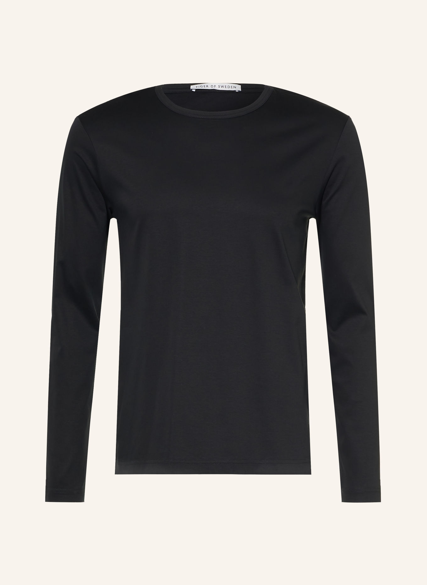 TIGER OF SWEDEN OLAF Long-sleeve shirt: BLACK
