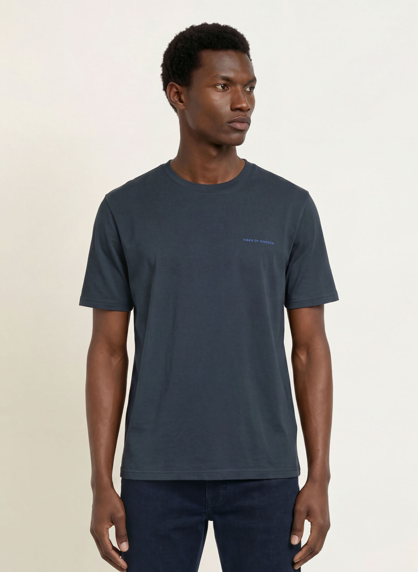 TIGER OF SWEDEN T-shirt PRO: DONKERBLAUW