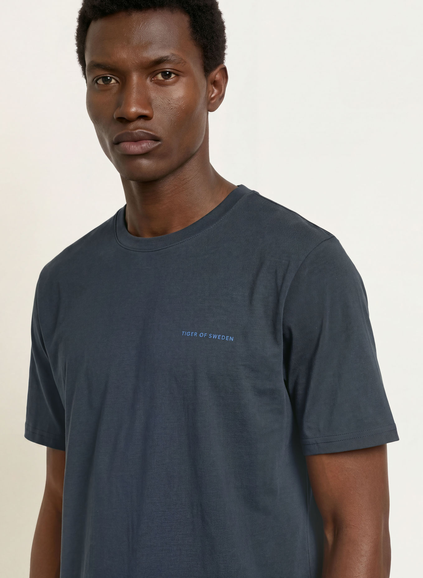 TIGER OF SWEDEN T-shirt PRO: DONKERBLAUW