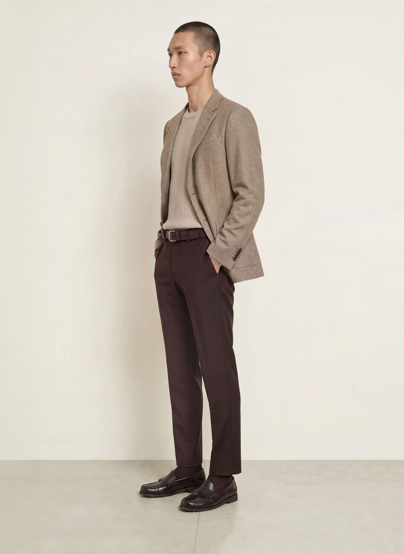 TIGER OF SWEDEN Veston de costume JUSTIN P, coupe extra slim: 1U4 Burlywood