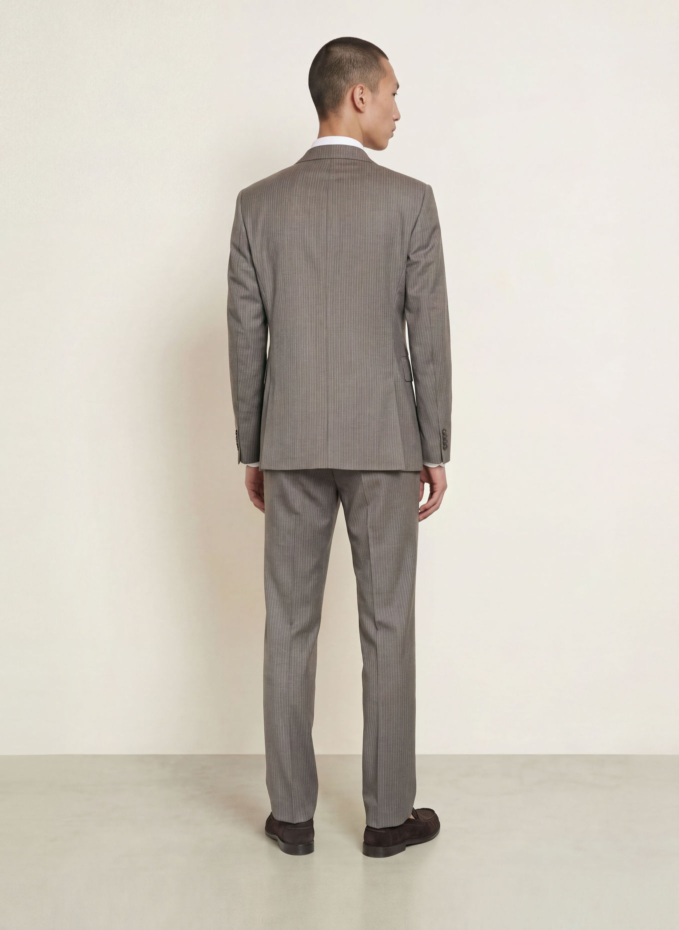 TIGER OF SWEDEN Oblekové kalhoty TENSER Extra Slim Fit: 193 Mud