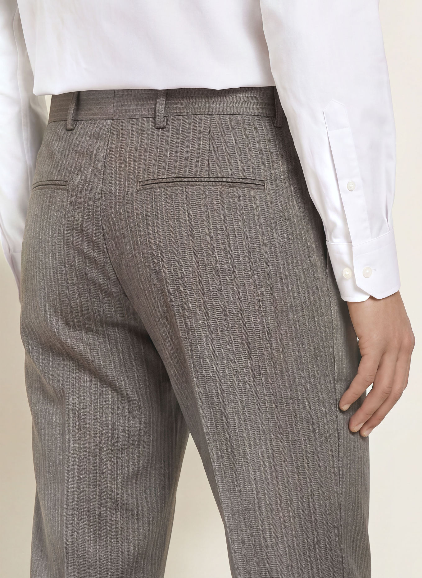 TIGER OF SWEDEN Oblekové kalhoty TENSER Extra Slim Fit: 193 Mud