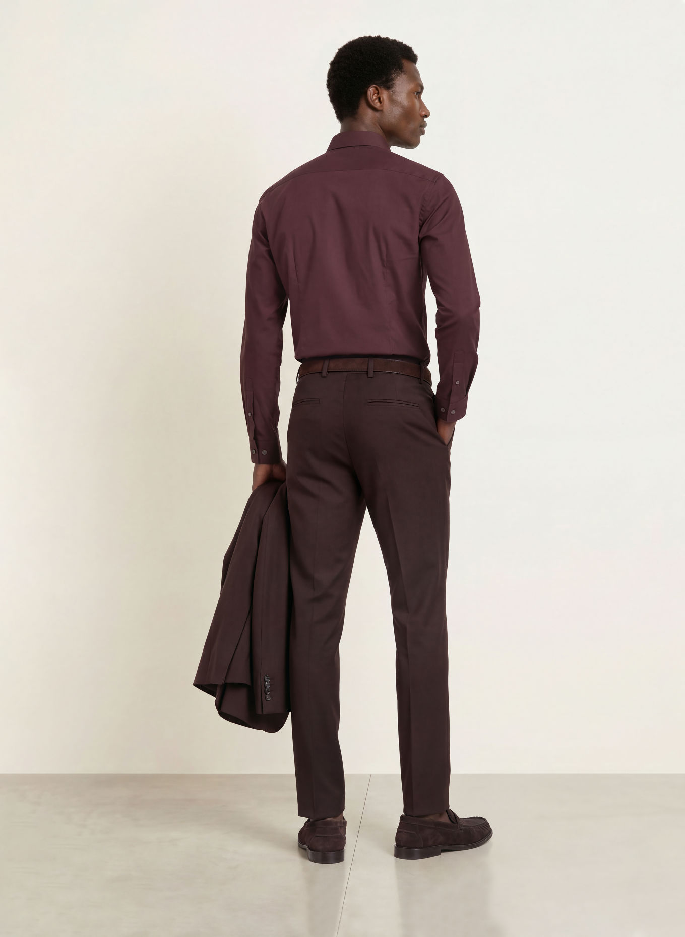 TIGER OF SWEDEN Košile FILBRODIE Extra Slim Fit: TMAVĚ FIALOVÁ
