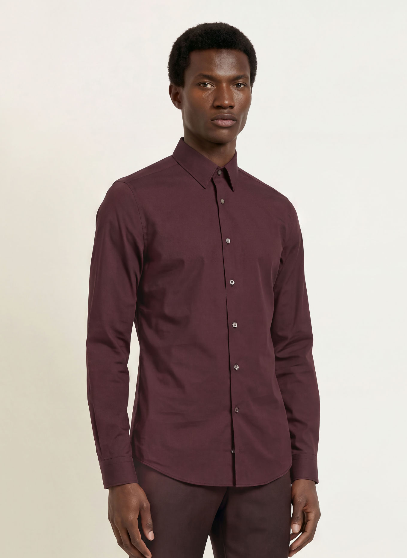 TIGER OF SWEDEN Košile FILBRODIE Extra Slim Fit: TMAVĚ FIALOVÁ