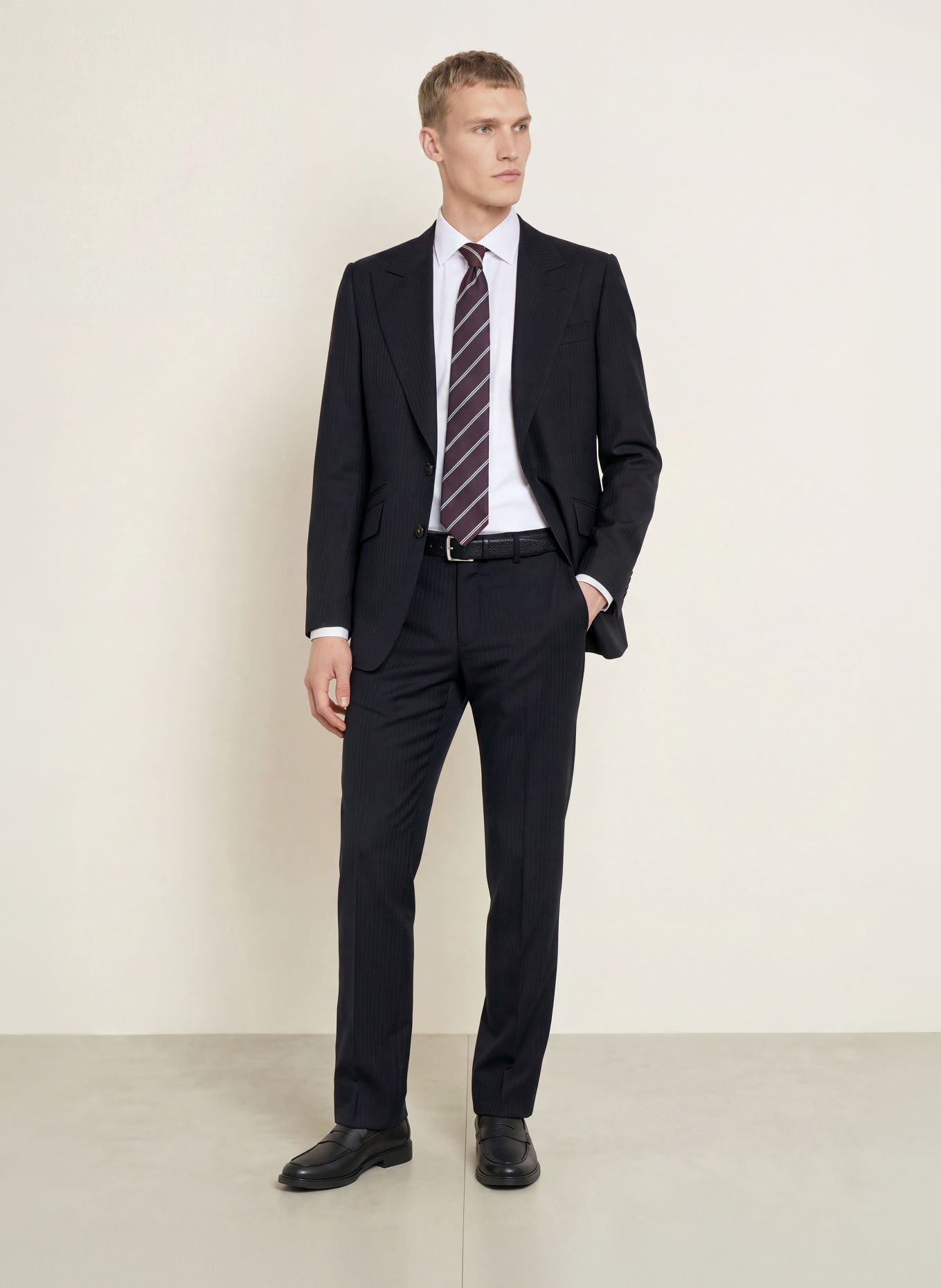 TIGER OF SWEDEN Pantalon TENSER Regular Fit: 09C Dark Ink