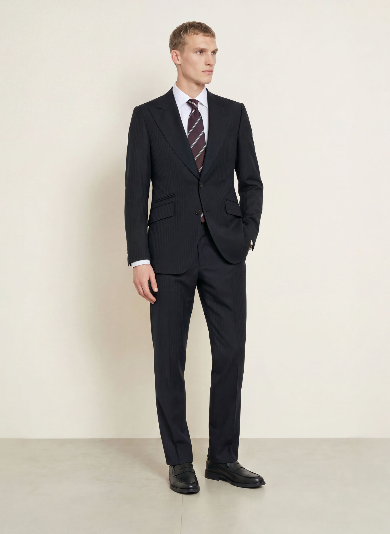 TIGER OF SWEDEN Colbert JOSHWA Extra Slim Fit: 09C Dark Ink