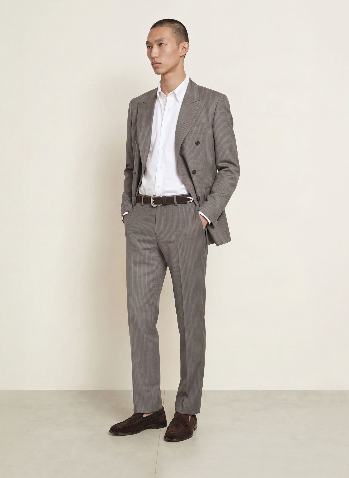 TIGER OF SWEDEN Anzugsakko 1903 DBT Extra Slim Fit: 193 Mud