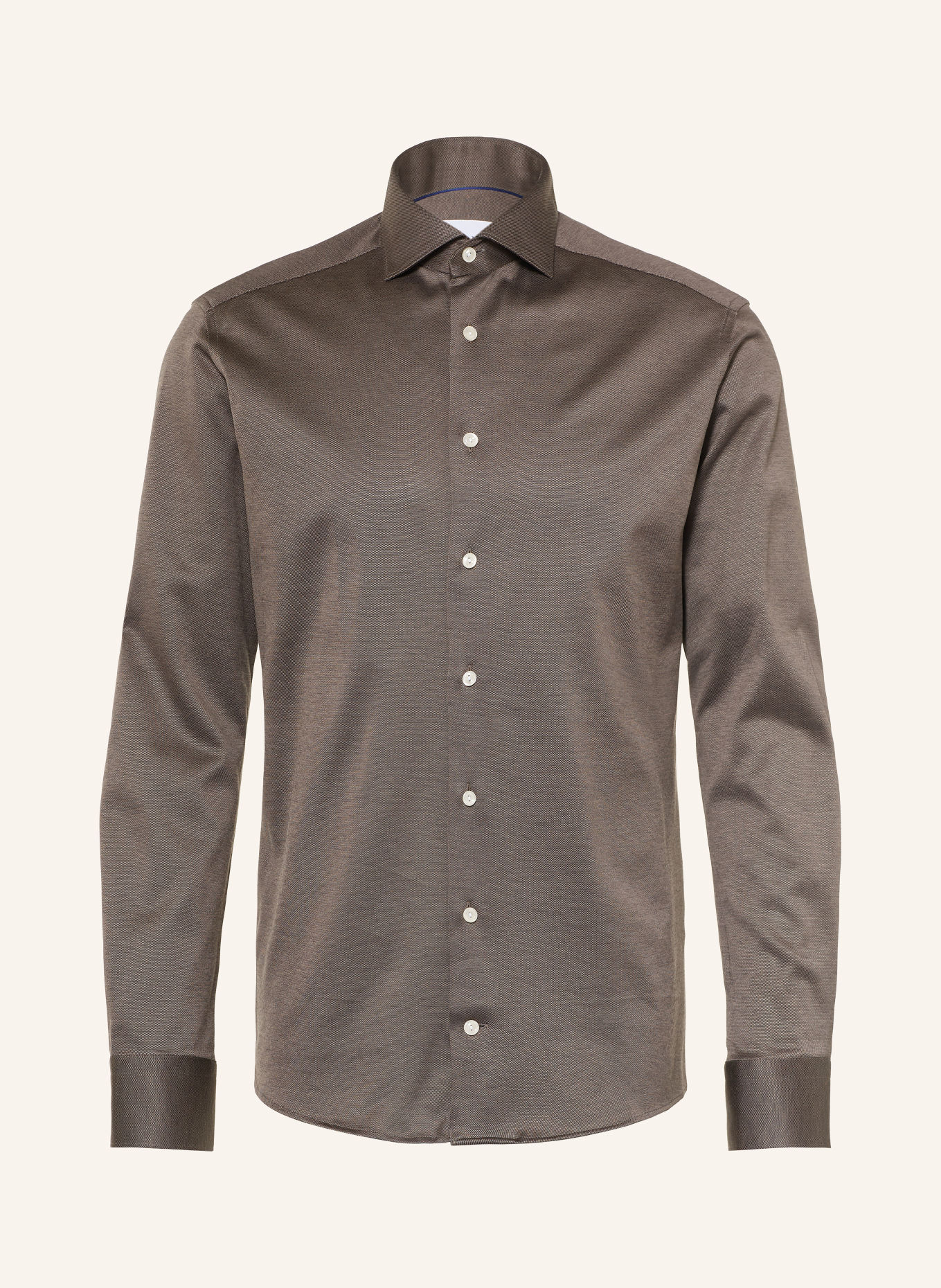 ETON Chemise coupe classique: TAUPE