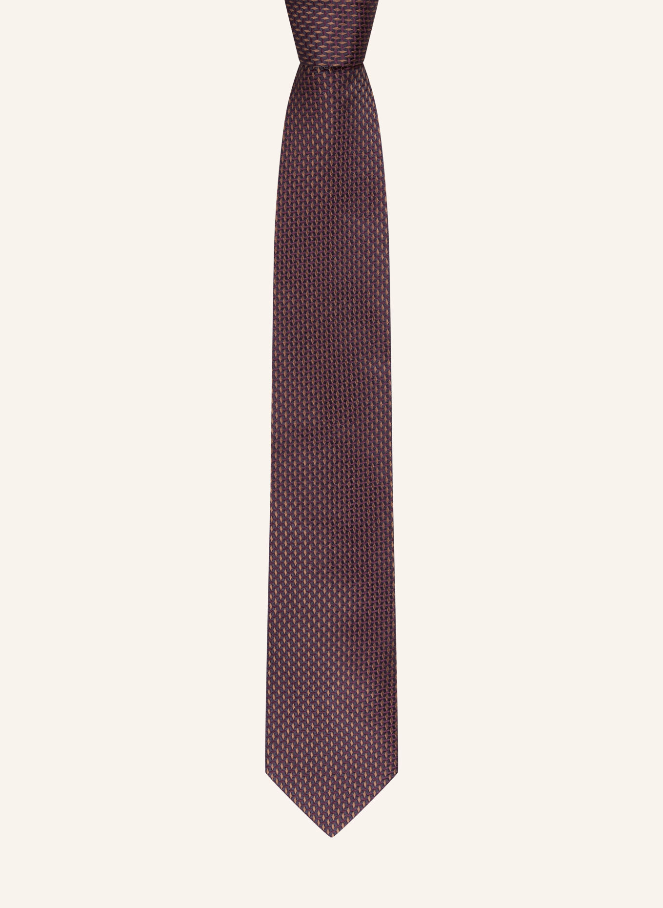 ETON Tie: BROWN / DARK RED / DARK BLUE