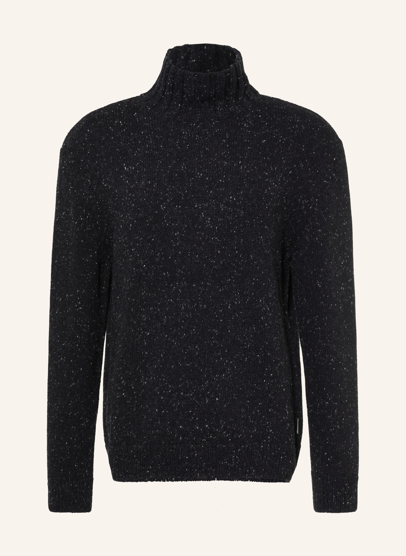 ARMEDANGELS Rollkragenpullover: SCHWARZ