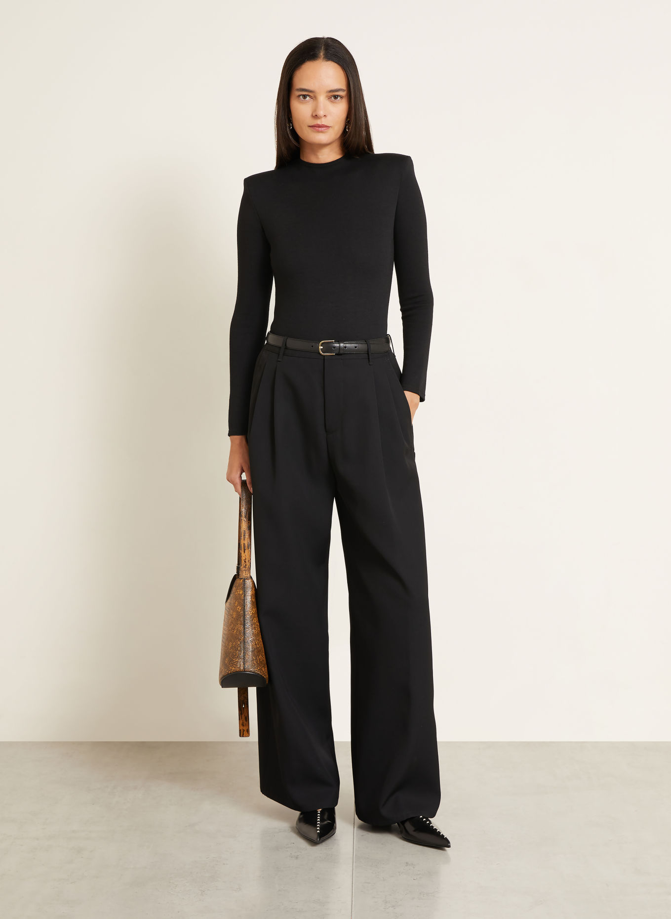 JIL SANDER Body: CZARNY