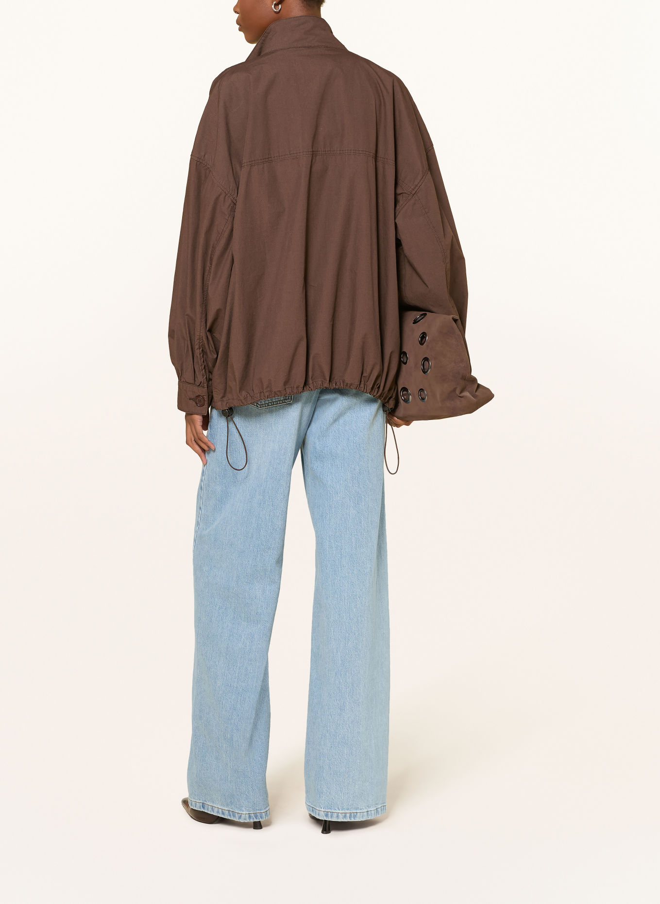 BAUM UND PFERDGARTEN Wide Leg Jeans NO 03: C7348 Washed Light Blue