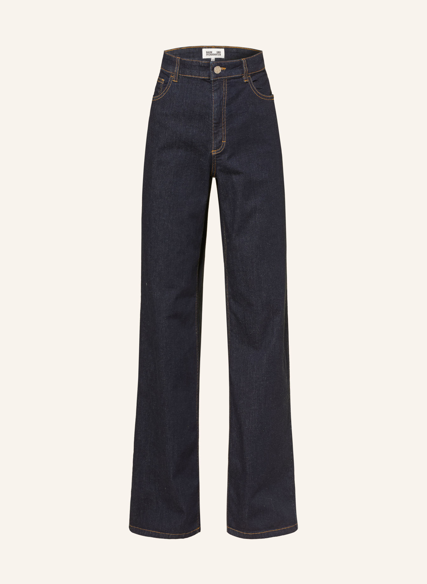 BAUM UND PFERDGARTEN Wide leg jeans NO 01: C7513 Denim Rinse