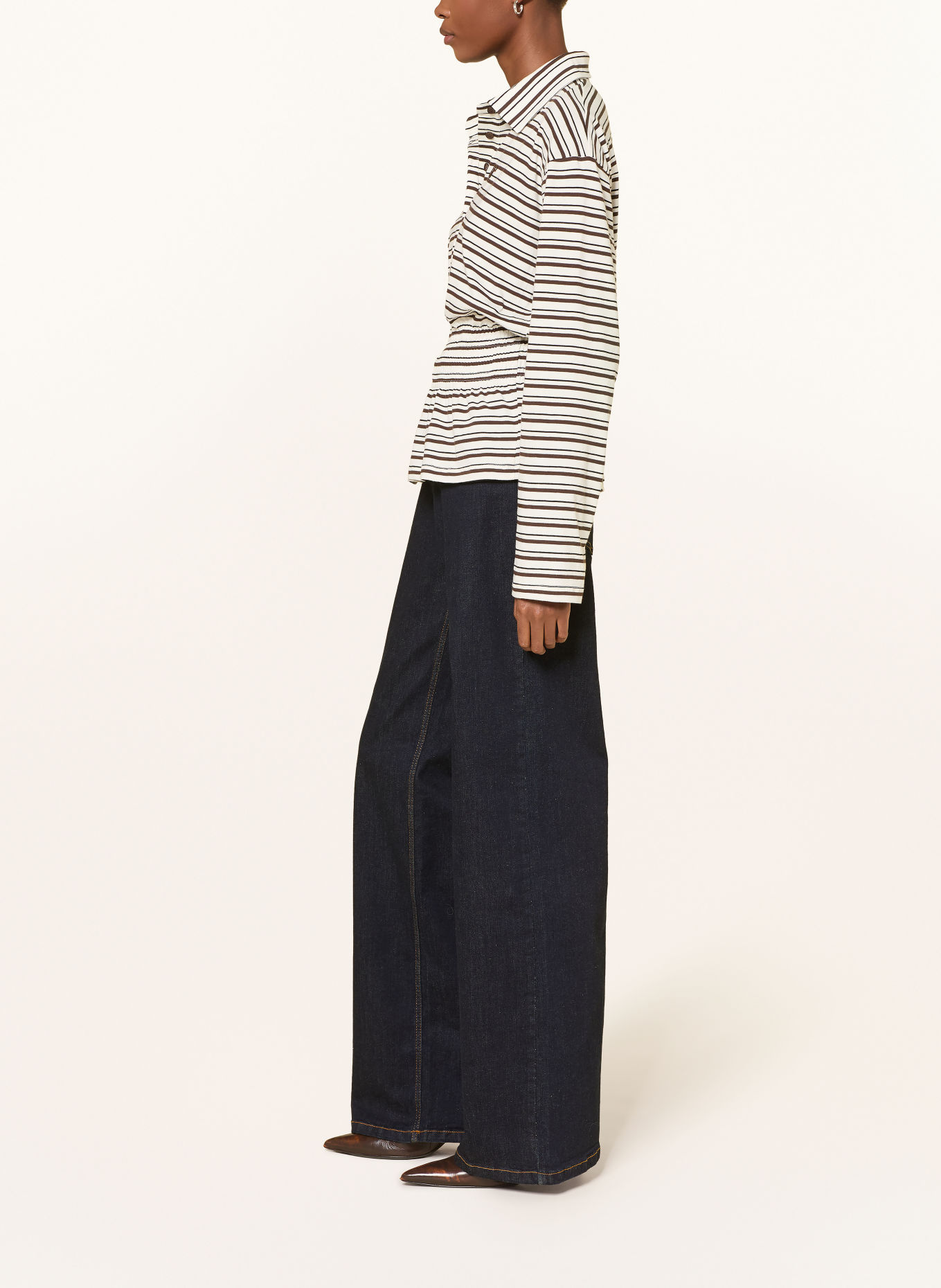 BAUM UND PFERDGARTEN Wide leg jeans NO 01: C7513 Denim Rinse