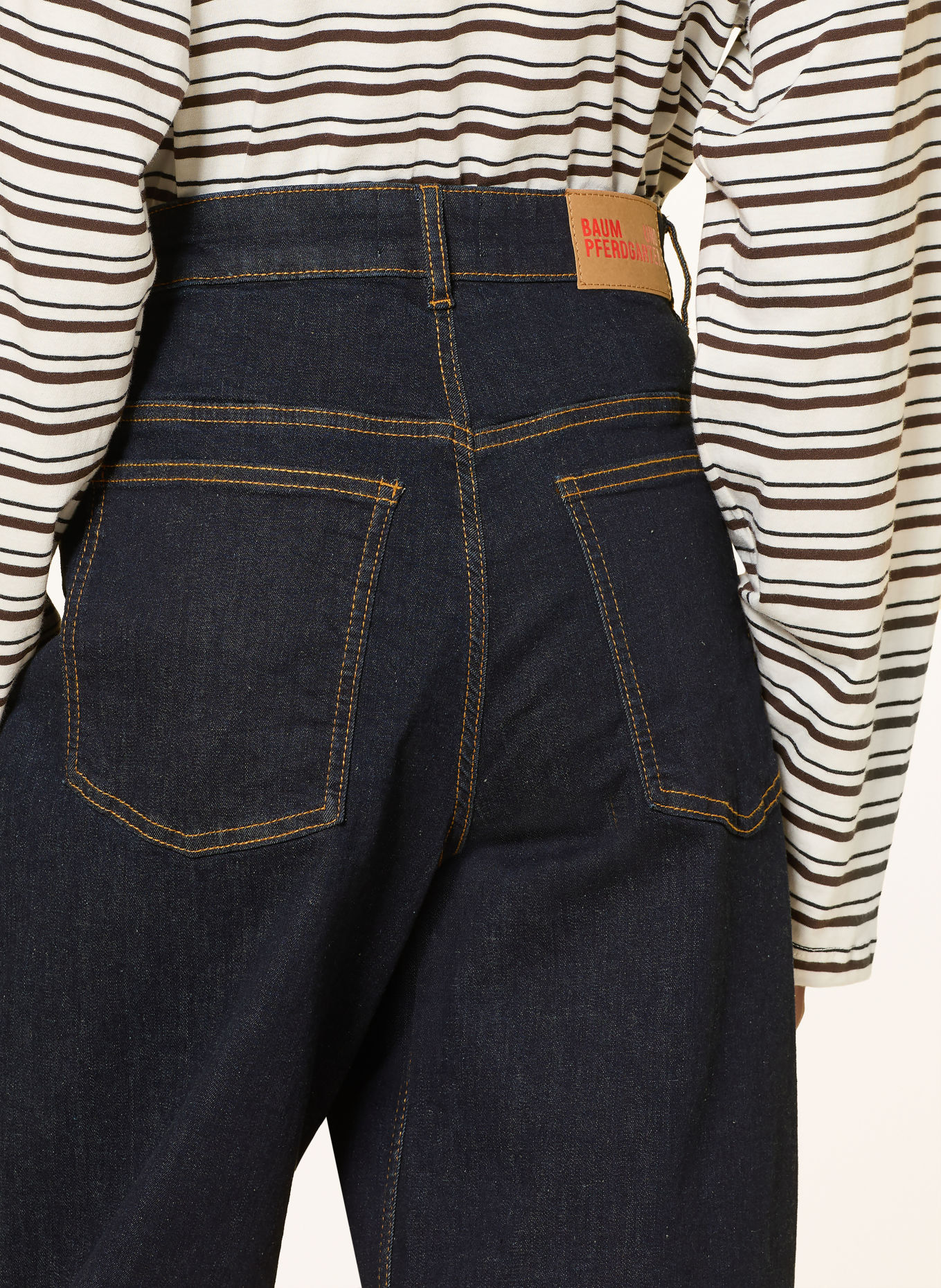 BAUM UND PFERDGARTEN Wide leg jeans NO 01: C7513 Denim Rinse