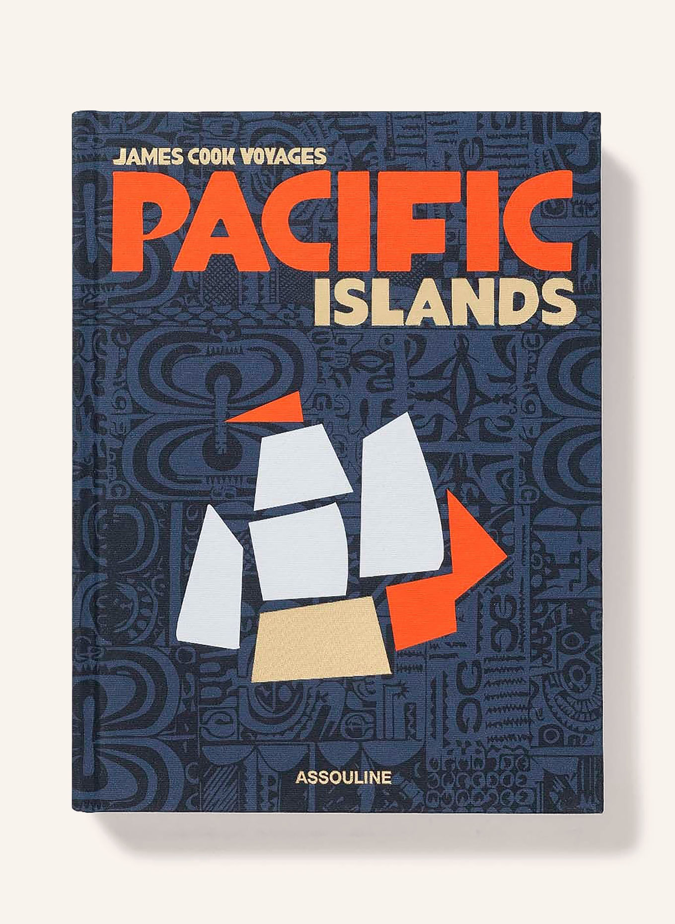 ASSOULINE Book: PACIFIC ISLANDS: JAMES COOK VOYAGES: BLACK / GOLD / DARK BLUE