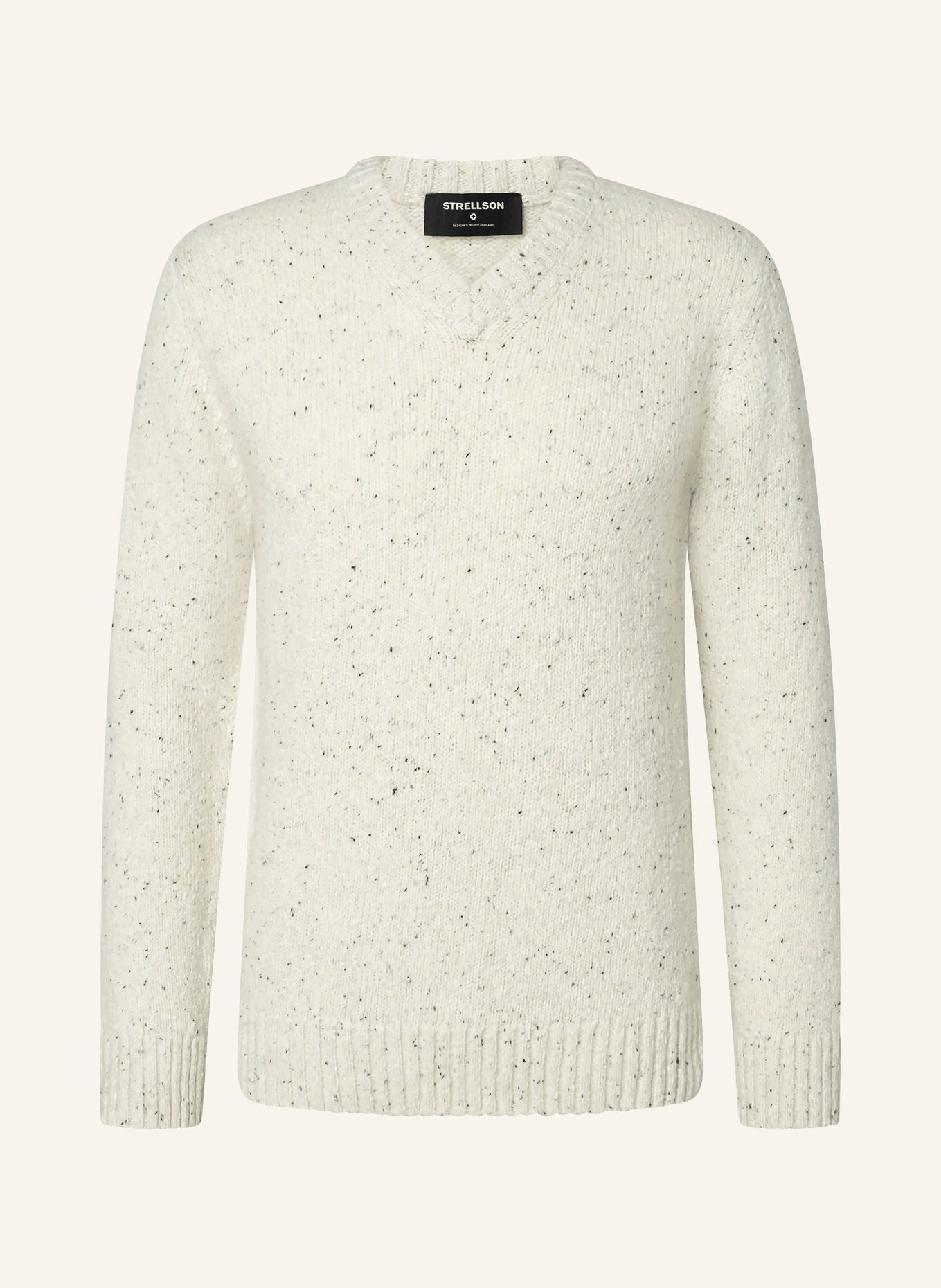 STRELLSON DORO Sweater: ECRU / BLACK