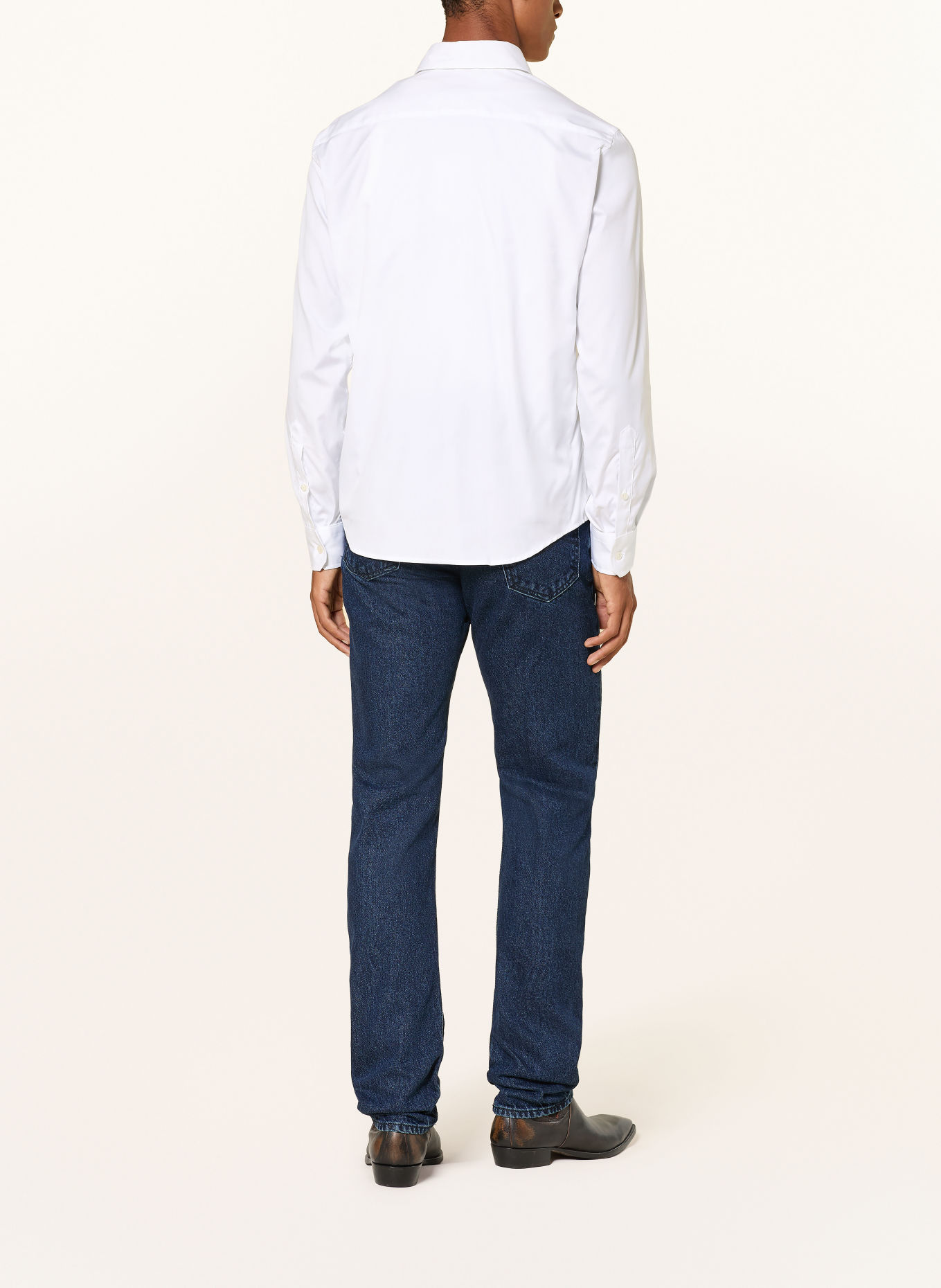 JACOB COHEN Overhemd, slim fit: WIT