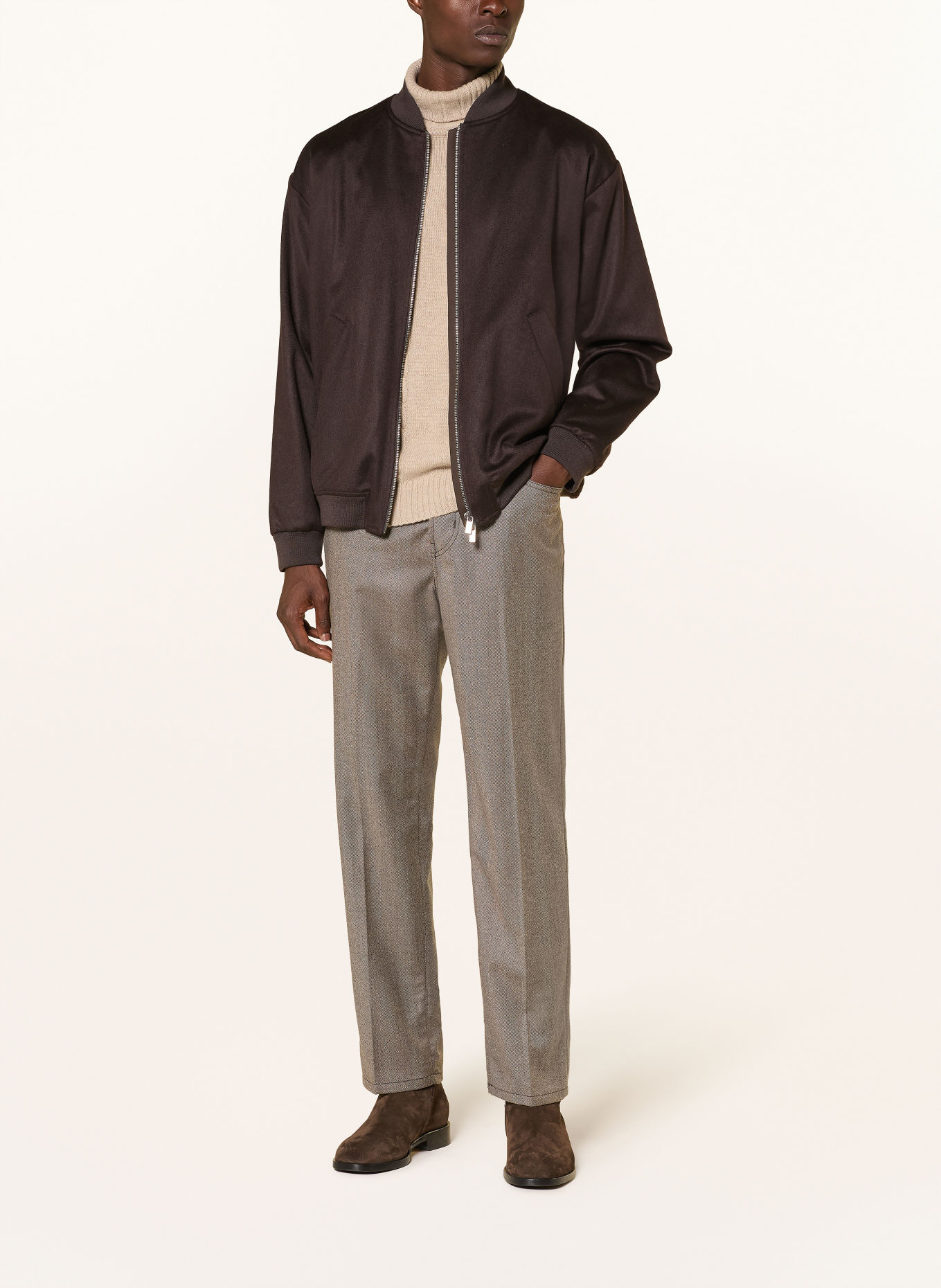 JACOB COHEN Broek ALEX Straight Fit: BRUIN