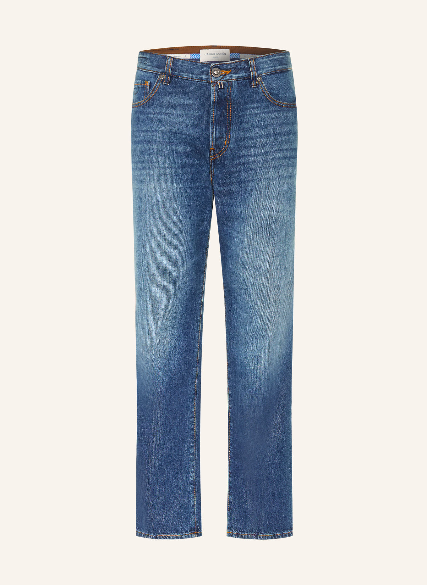 JACOB COHEN ALEX Straight-Fit Jeans: 200D MEDIUM BLUE
