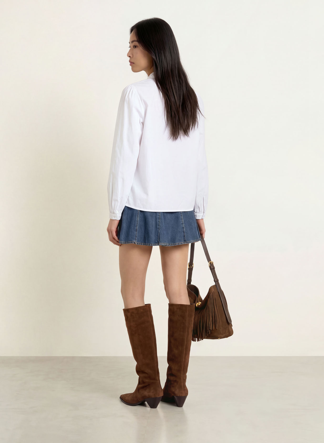 NEO NOIR ANELIAH Shirt blouse with Lace: WHITE