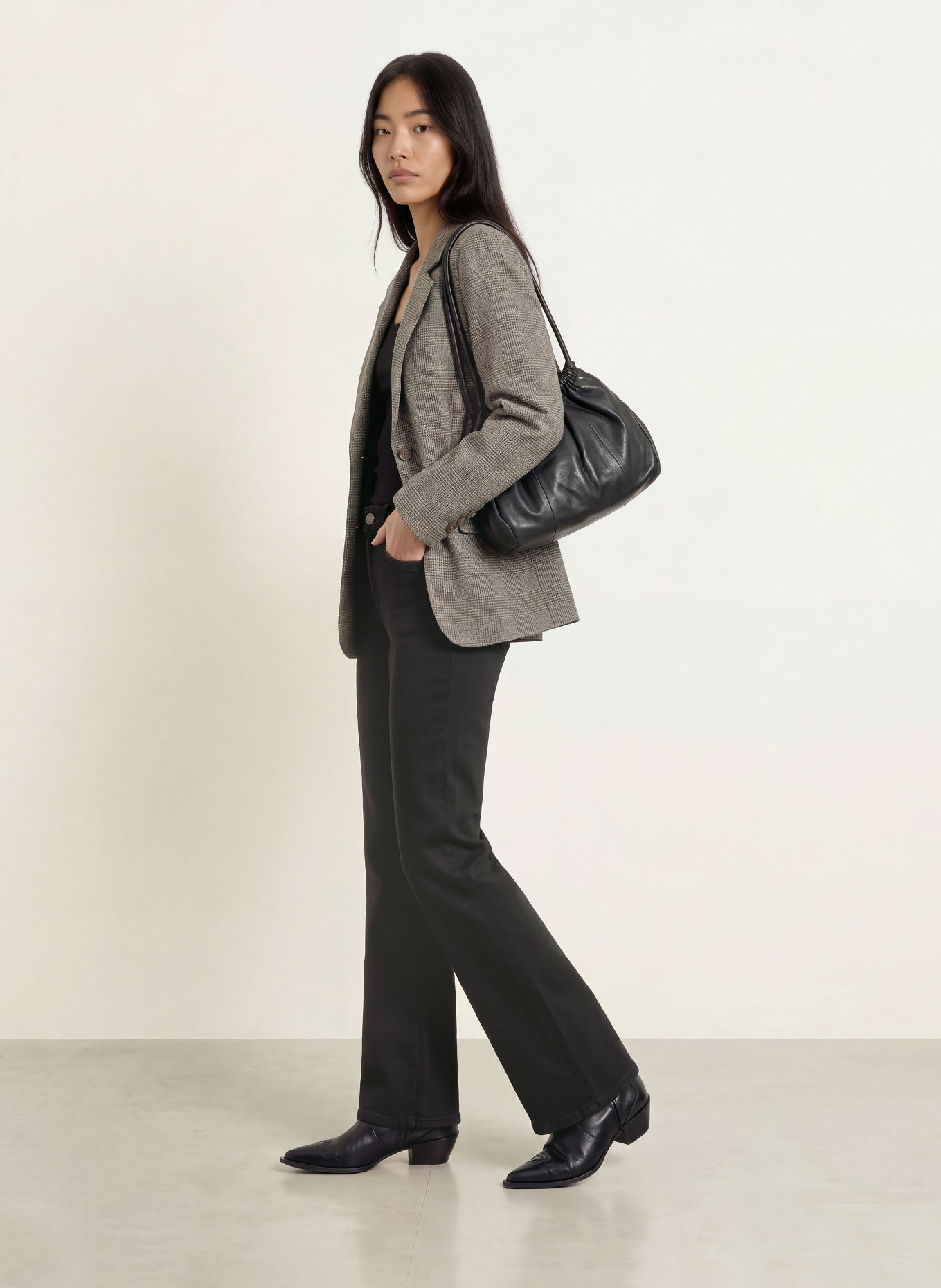 MOS MOSH Blazer MMESTHER CHRIS: CREME / SCHWARZ