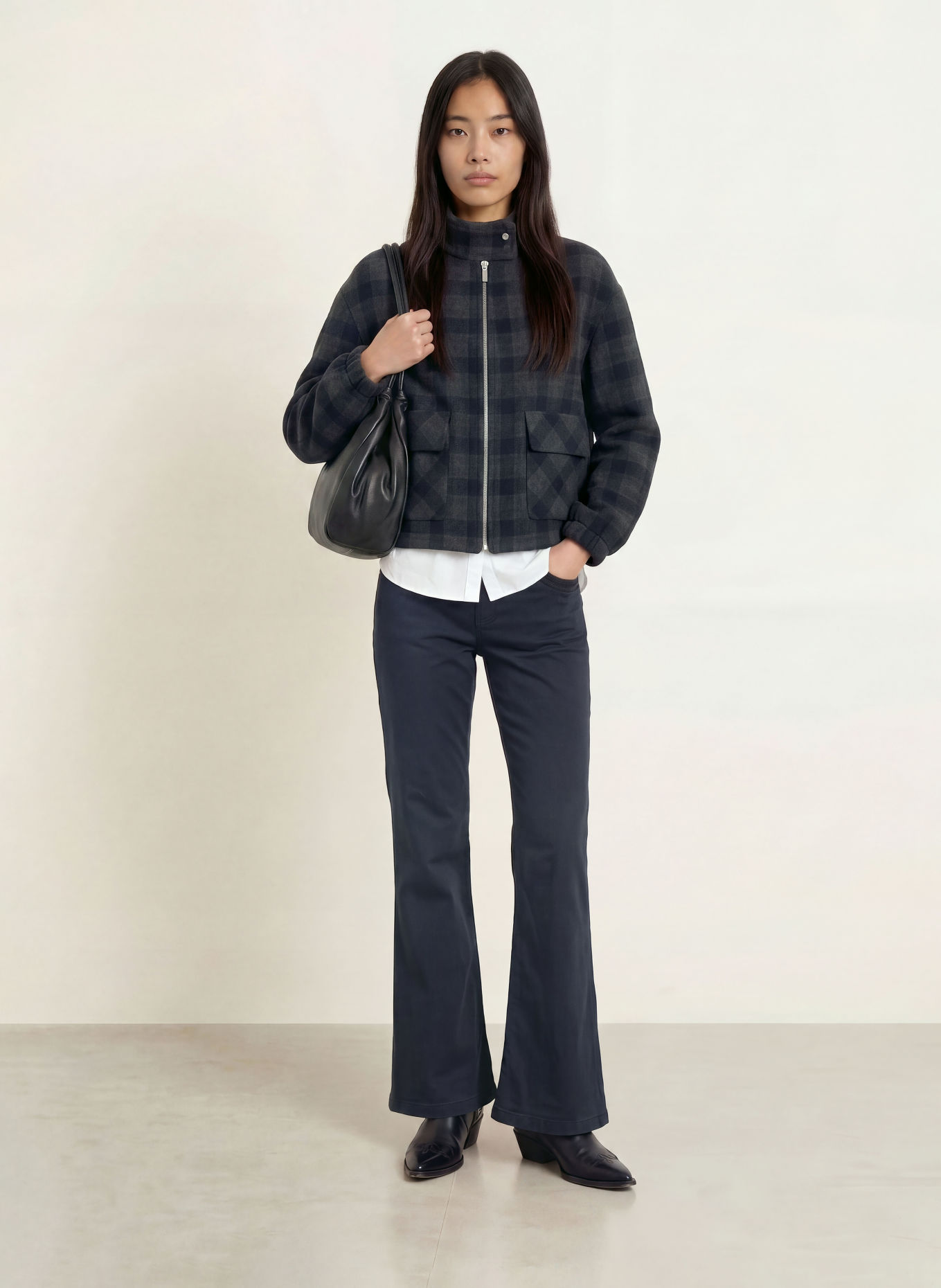 MOS MOSH Broek MMMARLENA TREASURE: 779 Navy Blazer