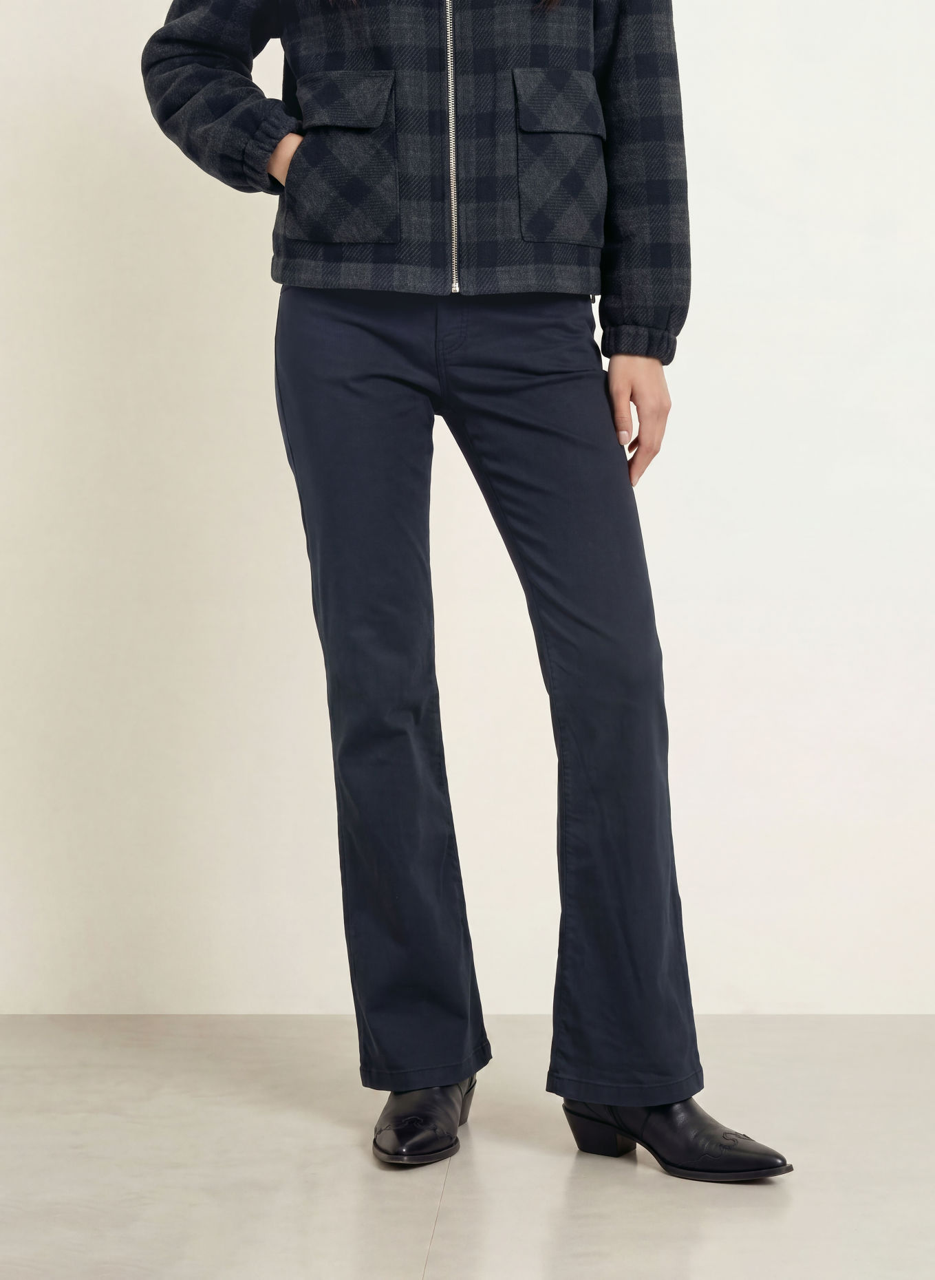 MOS MOSH Broek MMMARLENA TREASURE: 779 Navy Blazer