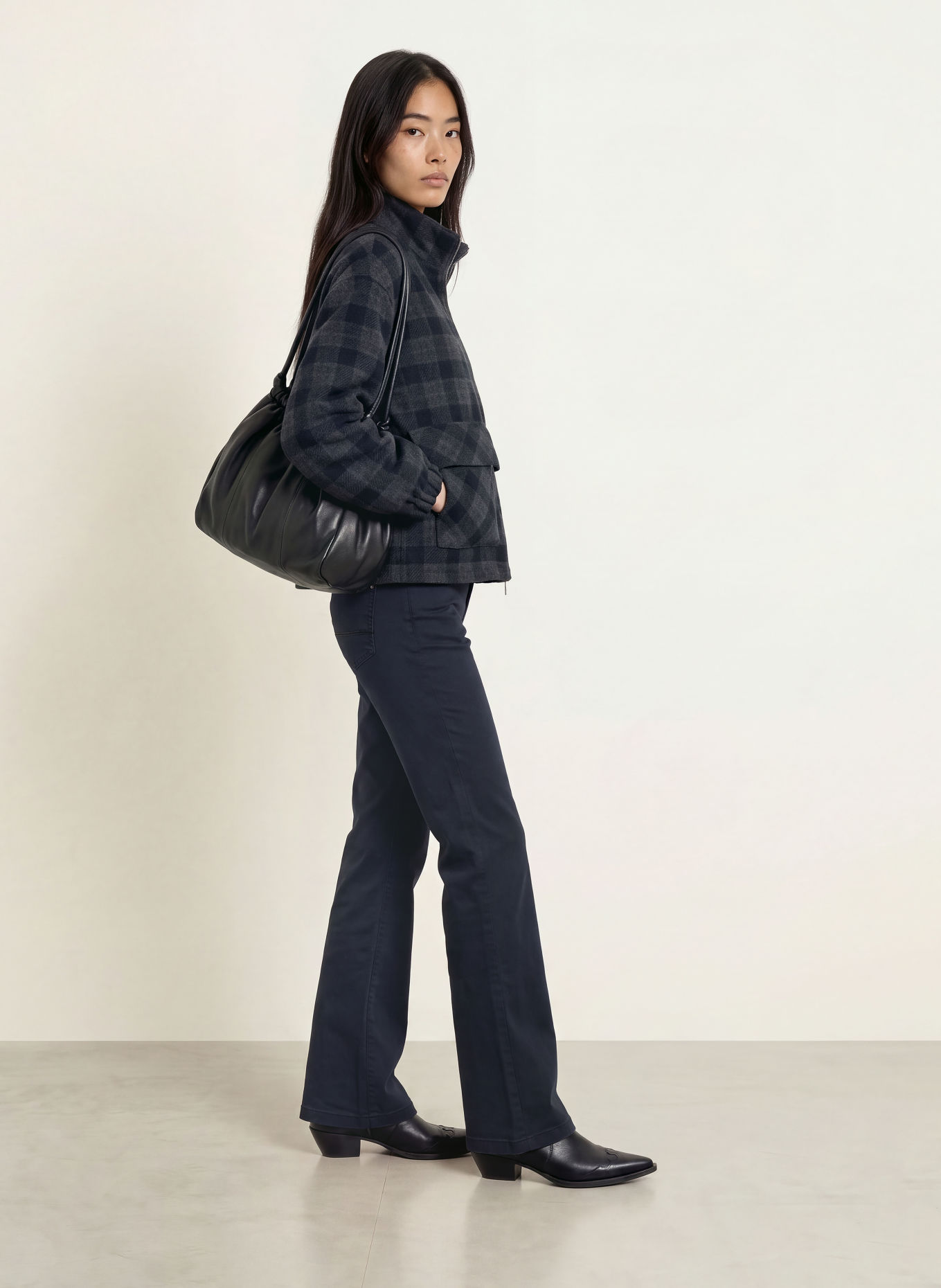 MOS MOSH Broek MMMARLENA TREASURE: 779 Navy Blazer