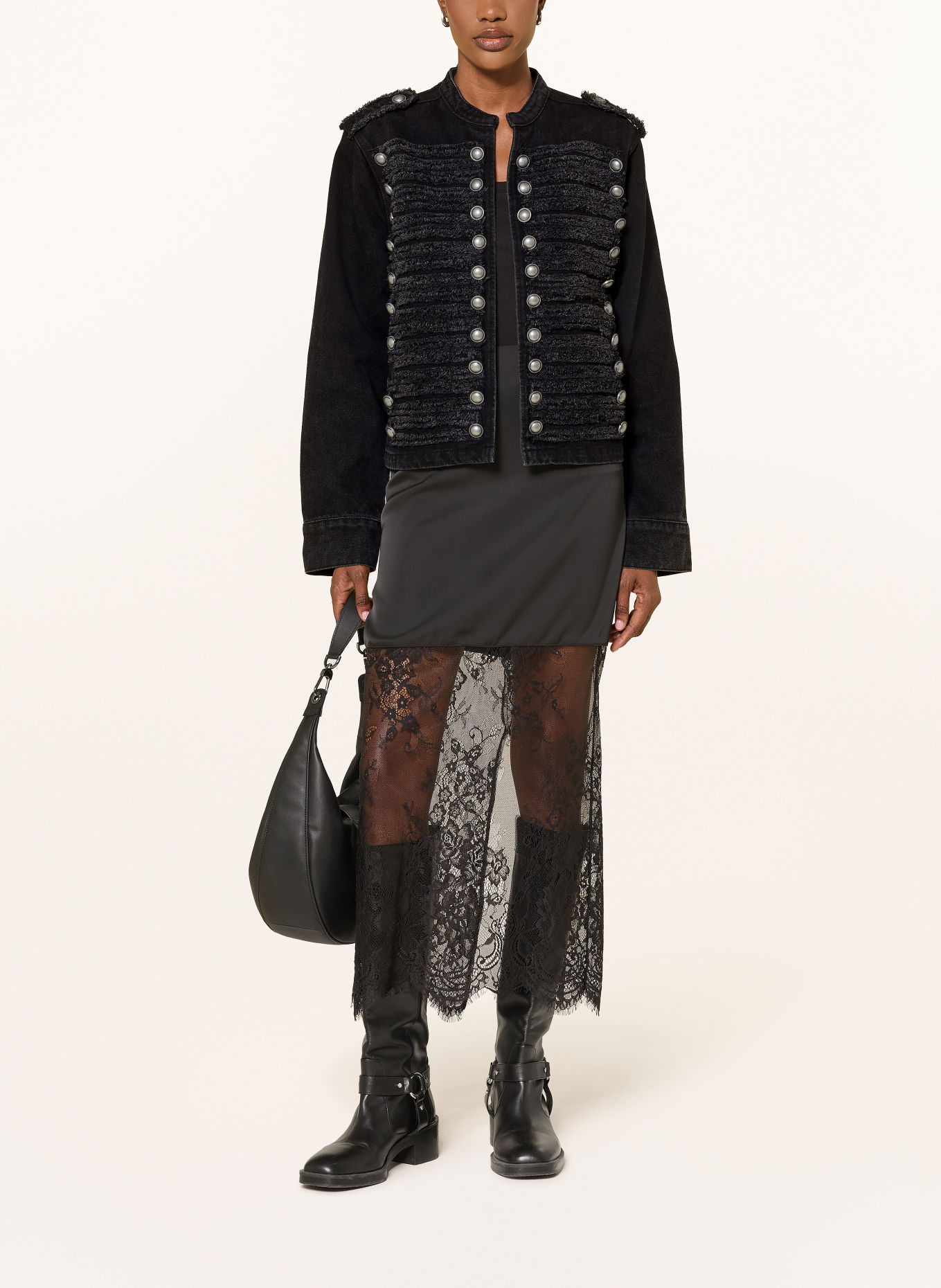 SOFIE SCHNOOR Jeansjacke VALETTESW: 1015 washed black