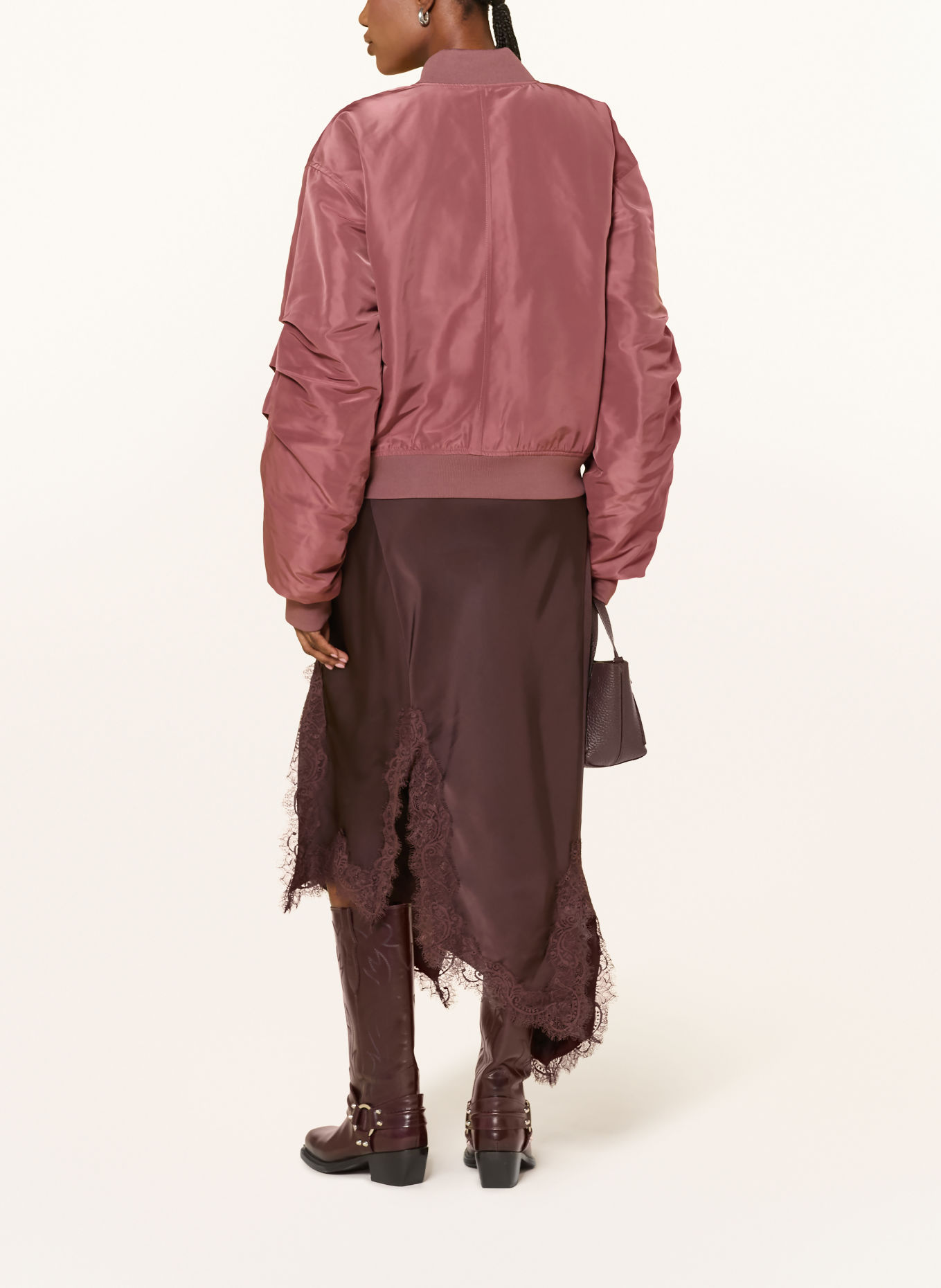 SOFIE SCHNOOR BILLASW Bomber jacket: DUSKY PINK