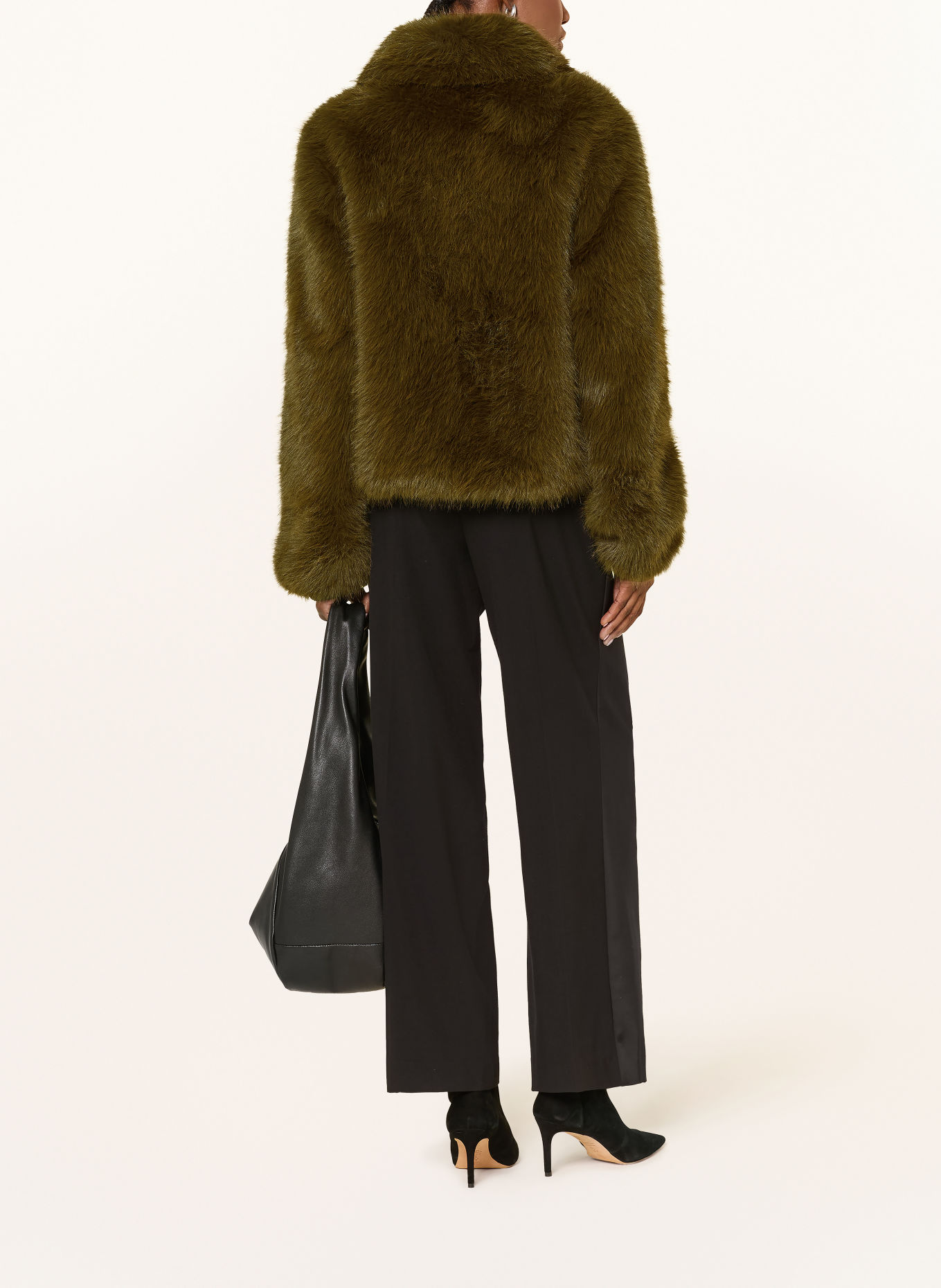 SOFIE SCHNOOR Kunstfell-Jacke METASW: OLIV