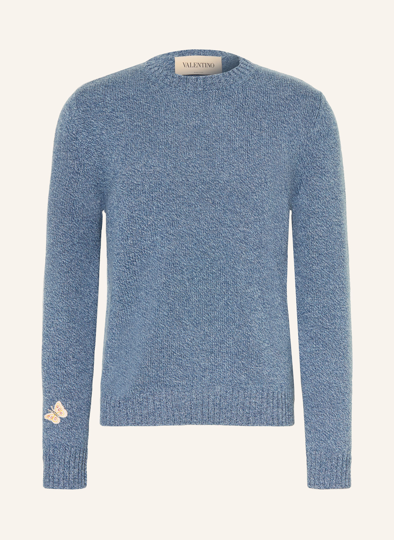 VALENTINO Pull BUTTERFLY: BLEU GRIS