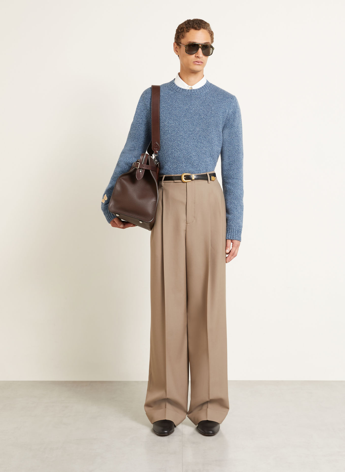 VALENTINO Pull BUTTERFLY: BLEU GRIS