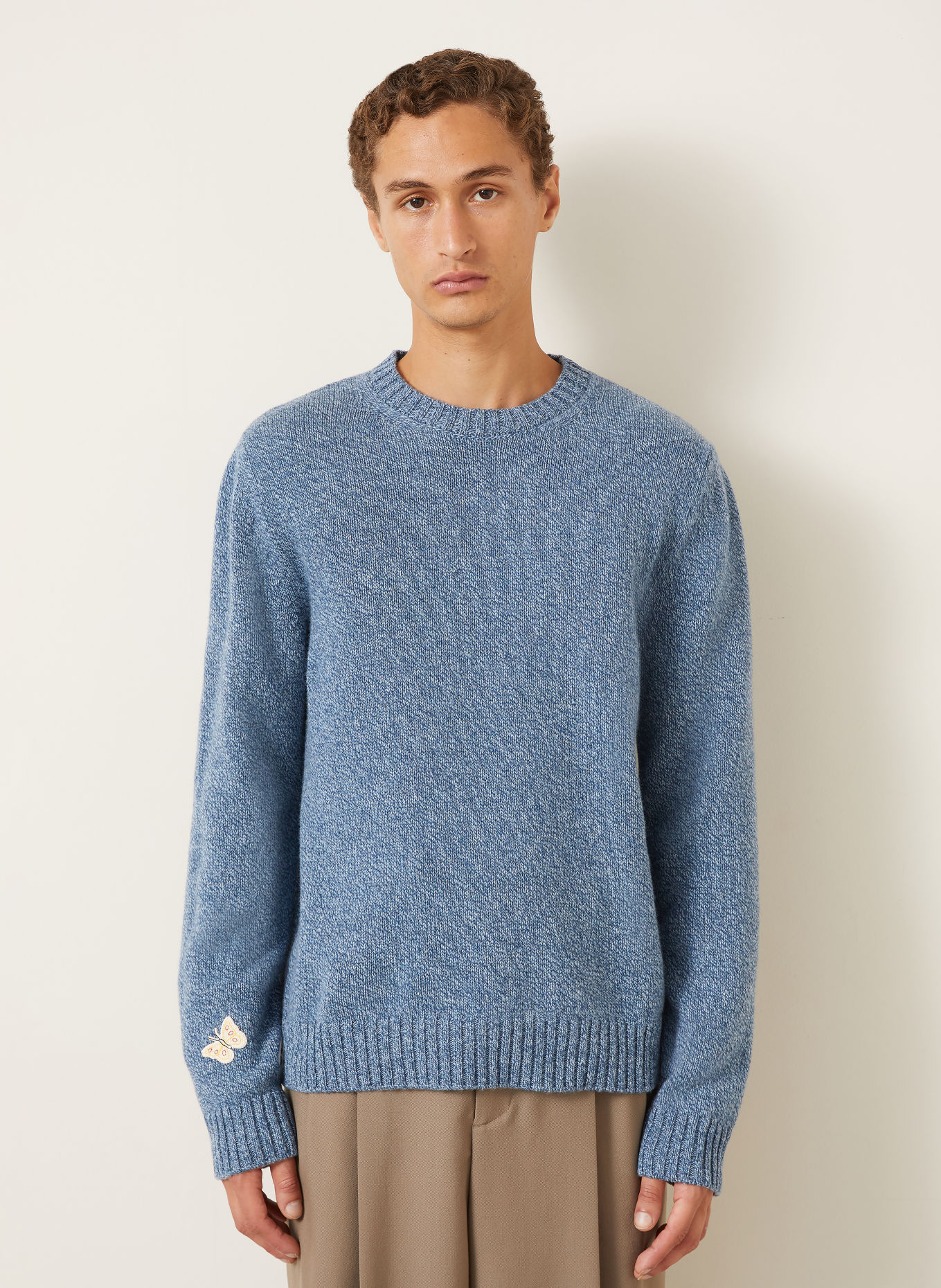 VALENTINO Pull BUTTERFLY: BLEU GRIS
