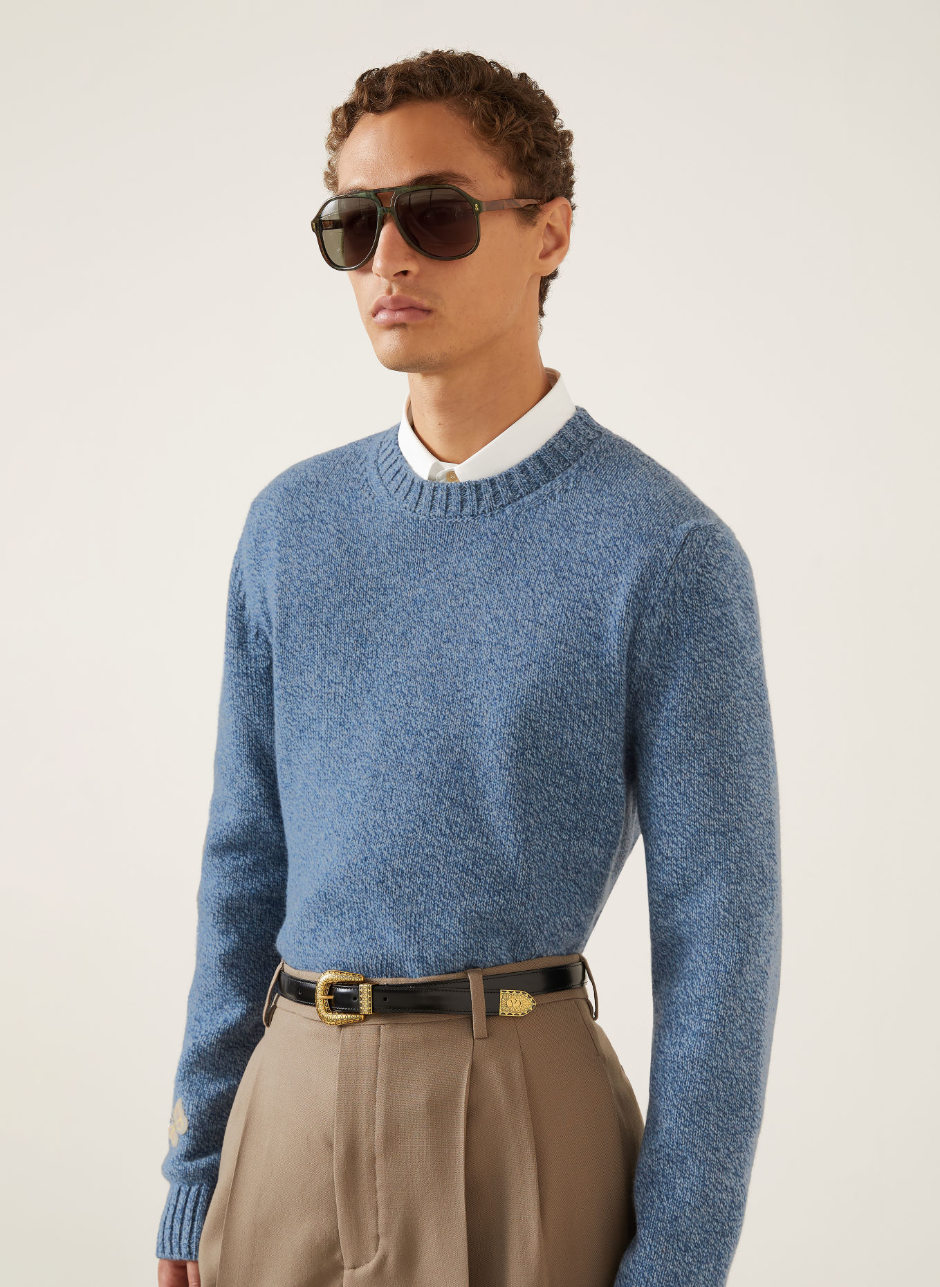 VALENTINO Pull BUTTERFLY: BLEU GRIS
