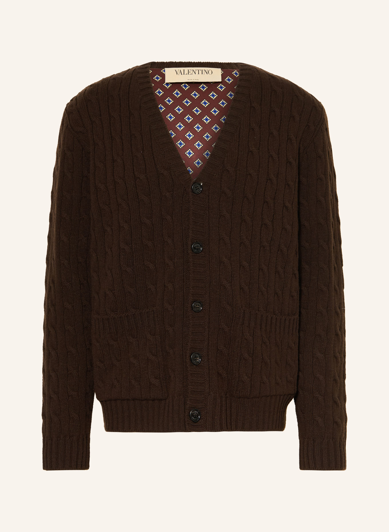 VALENTINO Vest: MARRON FONCÉ