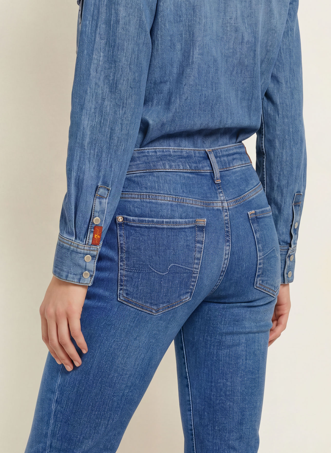 7 for all mankind Bootcut jeans THE LEGGY BOOTCUT: 3RY CLOUD