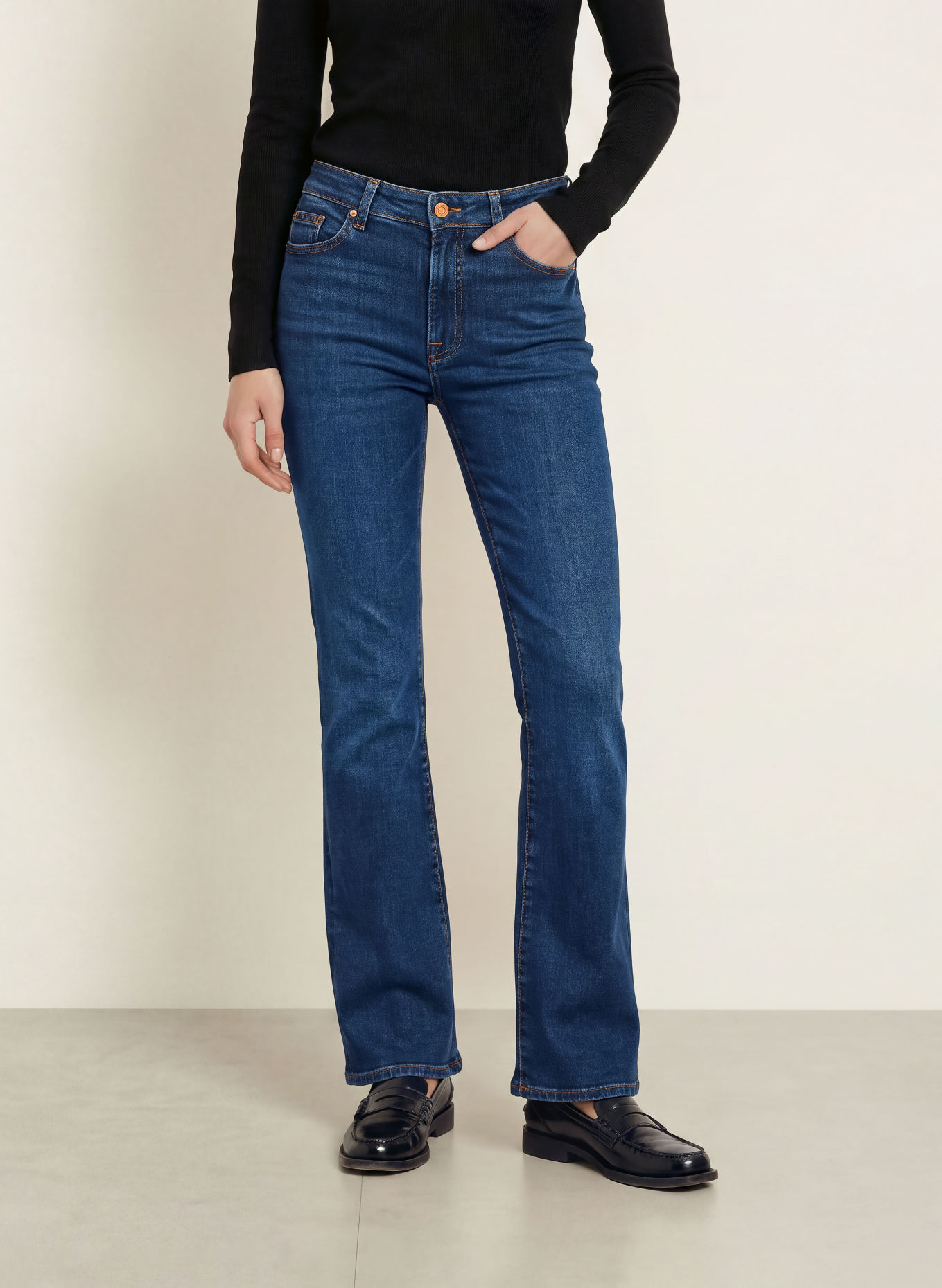 7 for all mankind Bootcut jeans THE LEGGY BOOTCUT: 3RX COULD NIGHT