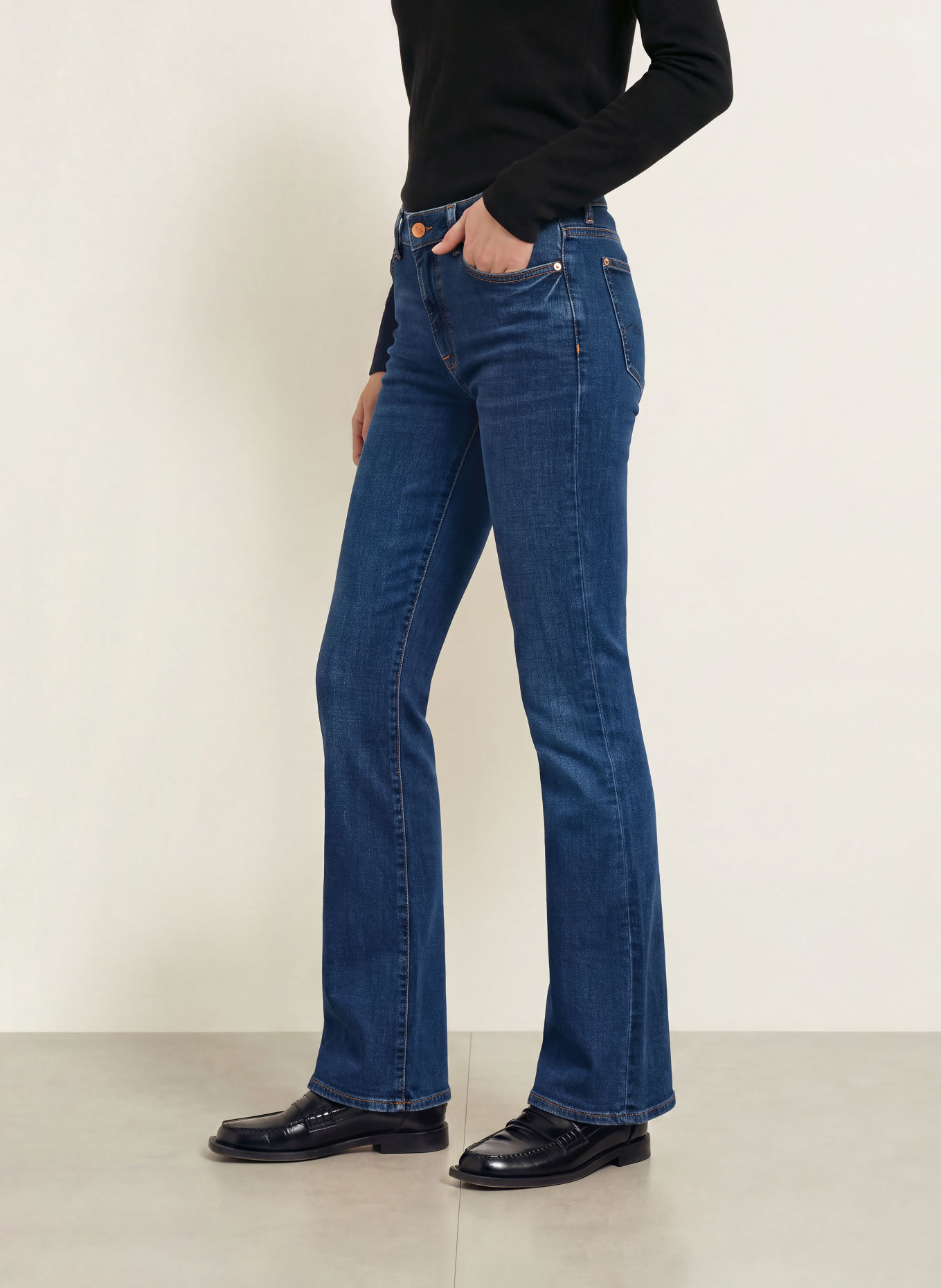 7 for all mankind Bootcut jeans THE LEGGY BOOTCUT: 3RX COULD NIGHT