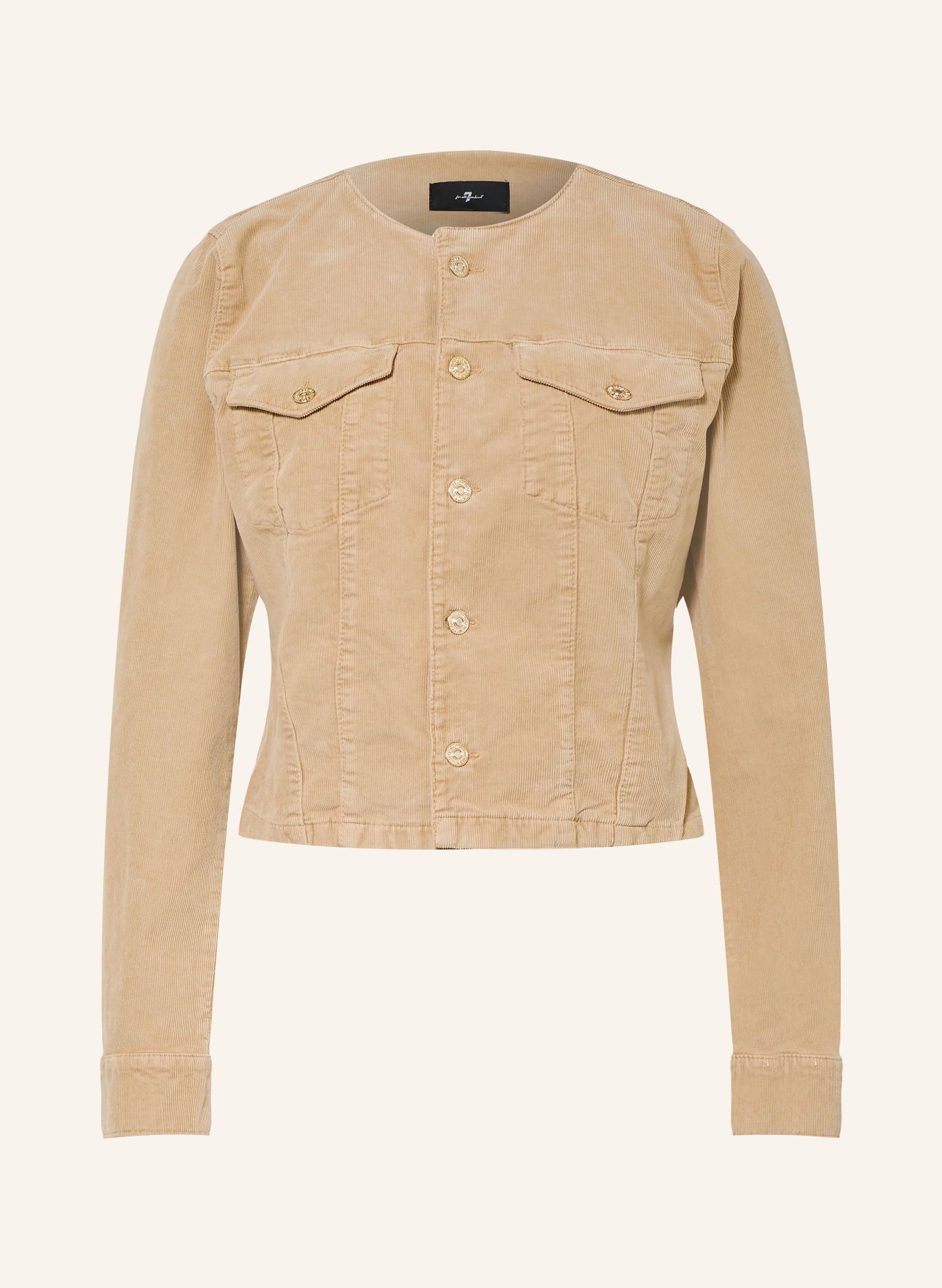7 for all mankind VICKY Cord Jacket: BEIGE