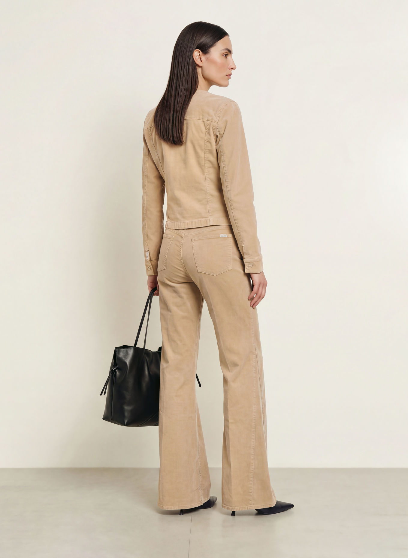 7 for all mankind VICKY Cord Jacket: BEIGE