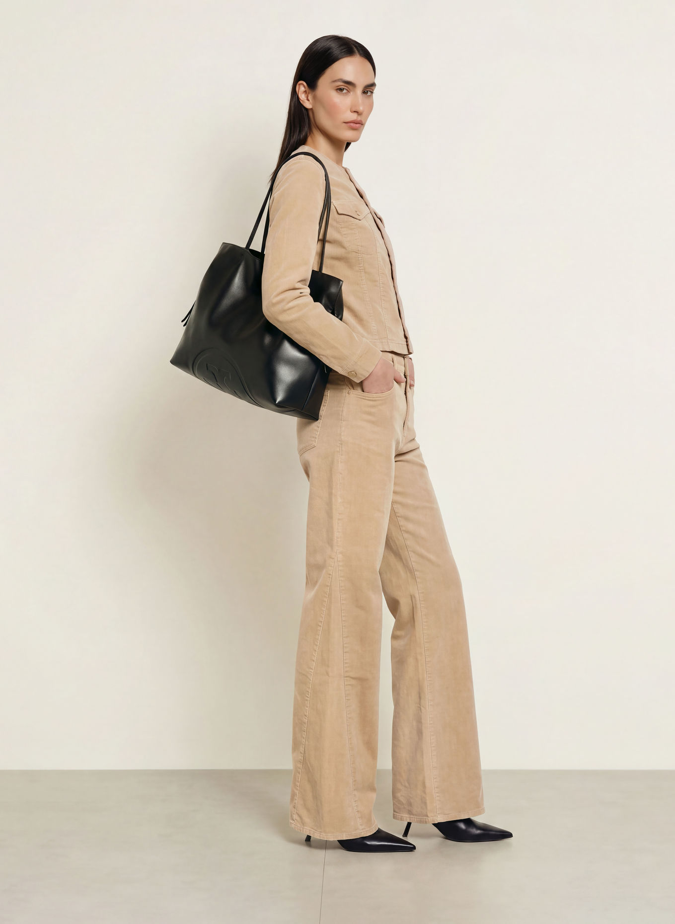7 for all mankind VICKY Cord Jacket: BEIGE