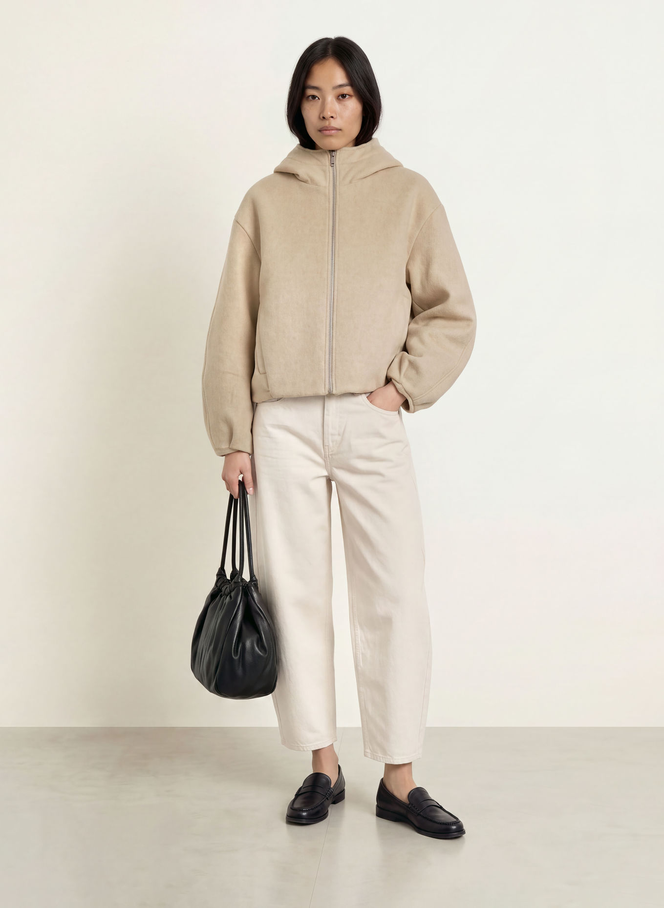 OPUS Jacke HALENSO: ECRU