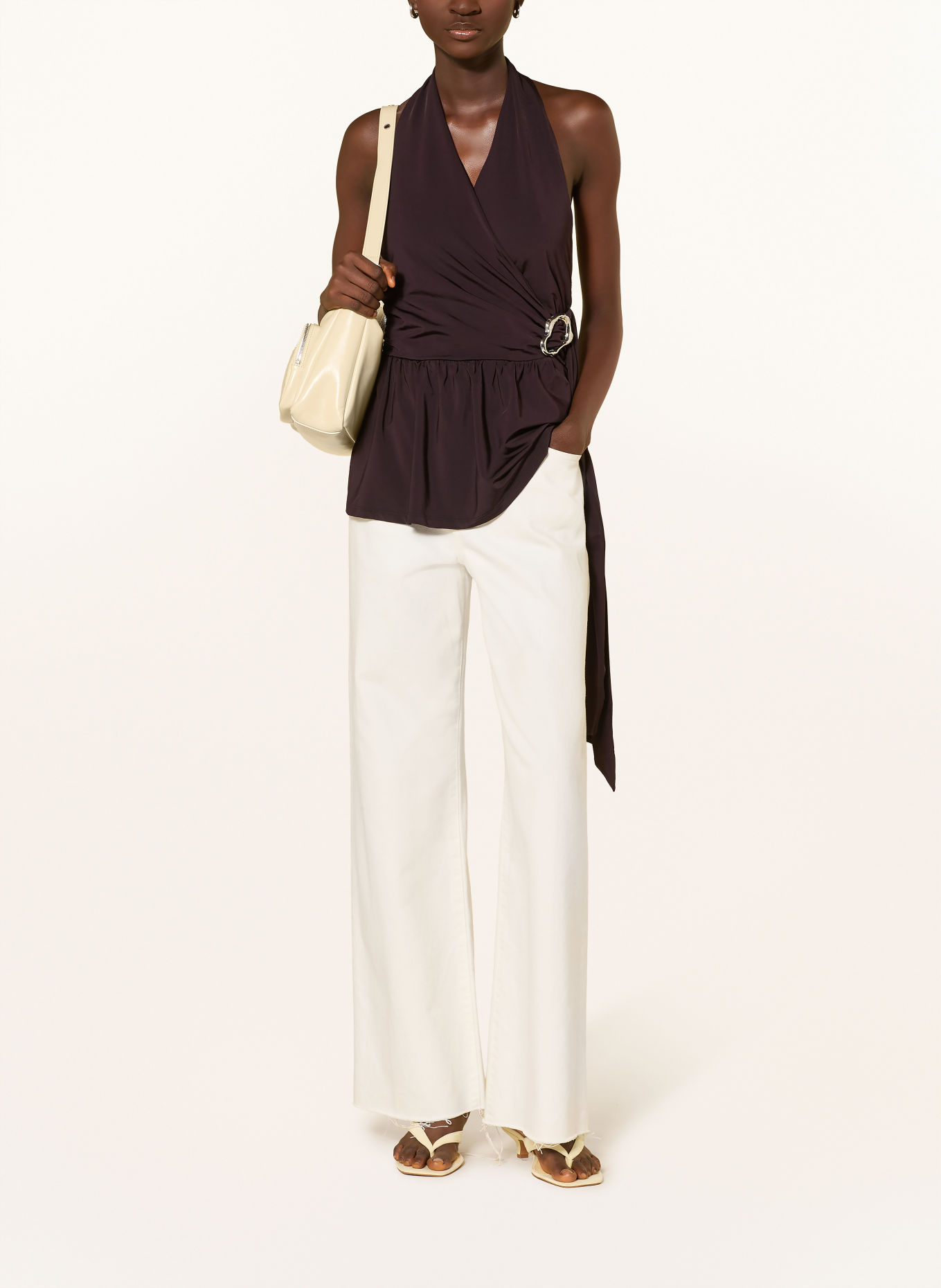 GESTUZ Top GZSEREN: DARK BROWN